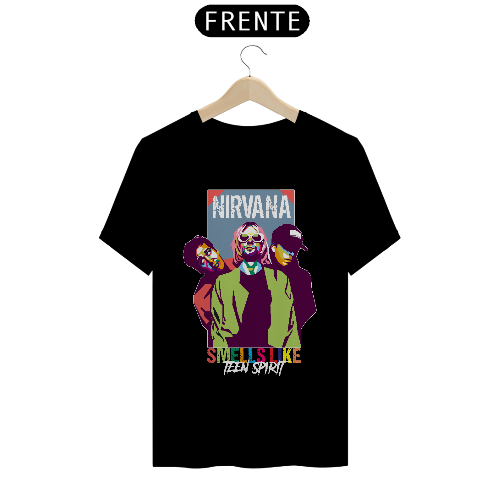 Nome do produto: Camisa Nirvana Smells Like