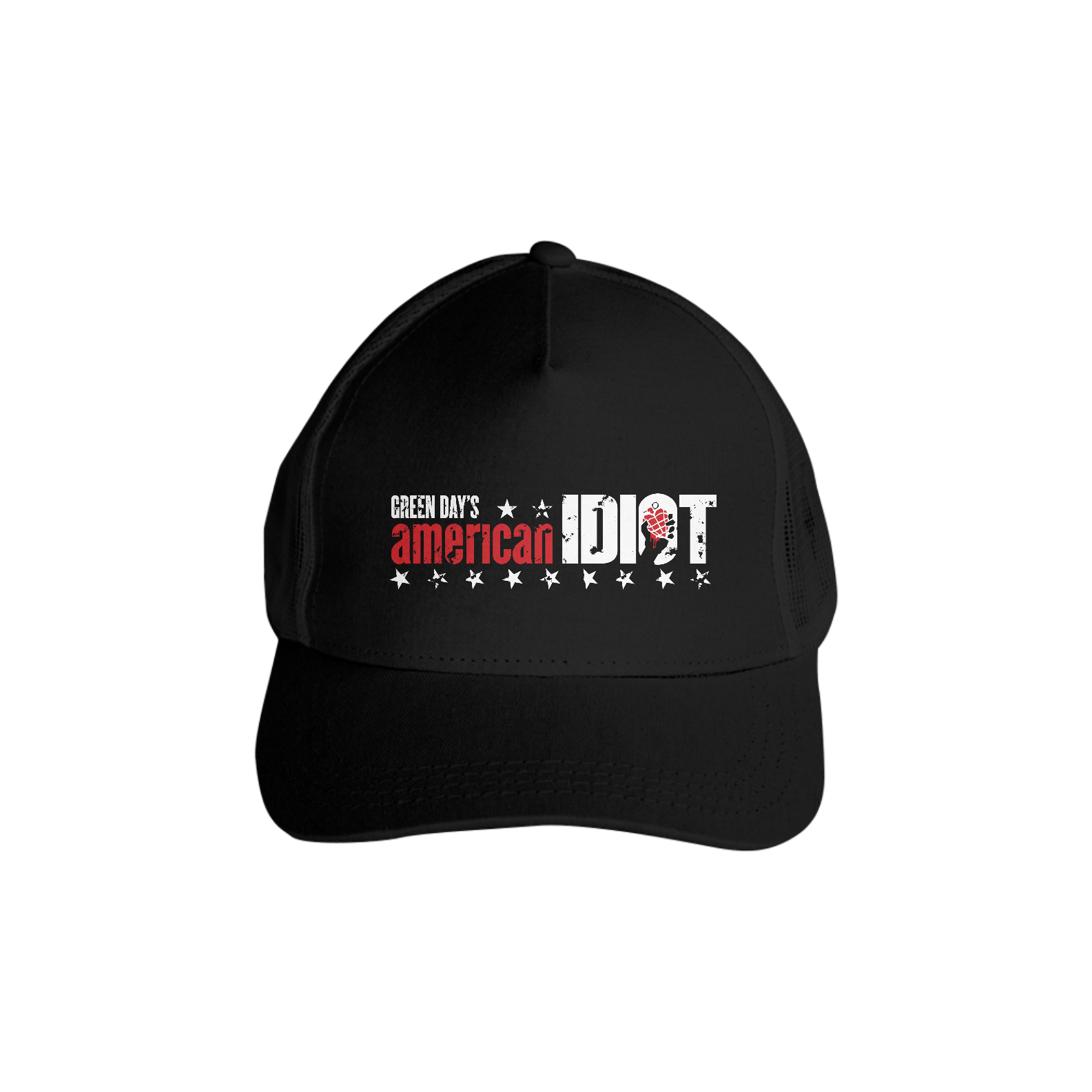 Nome do produto: Boné de Tela Green Day American Idiot