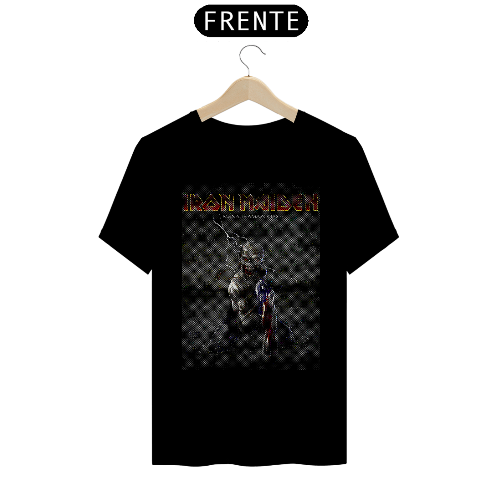 Nome do produto: Camisa Iron Maiden Manaus Amazonas
