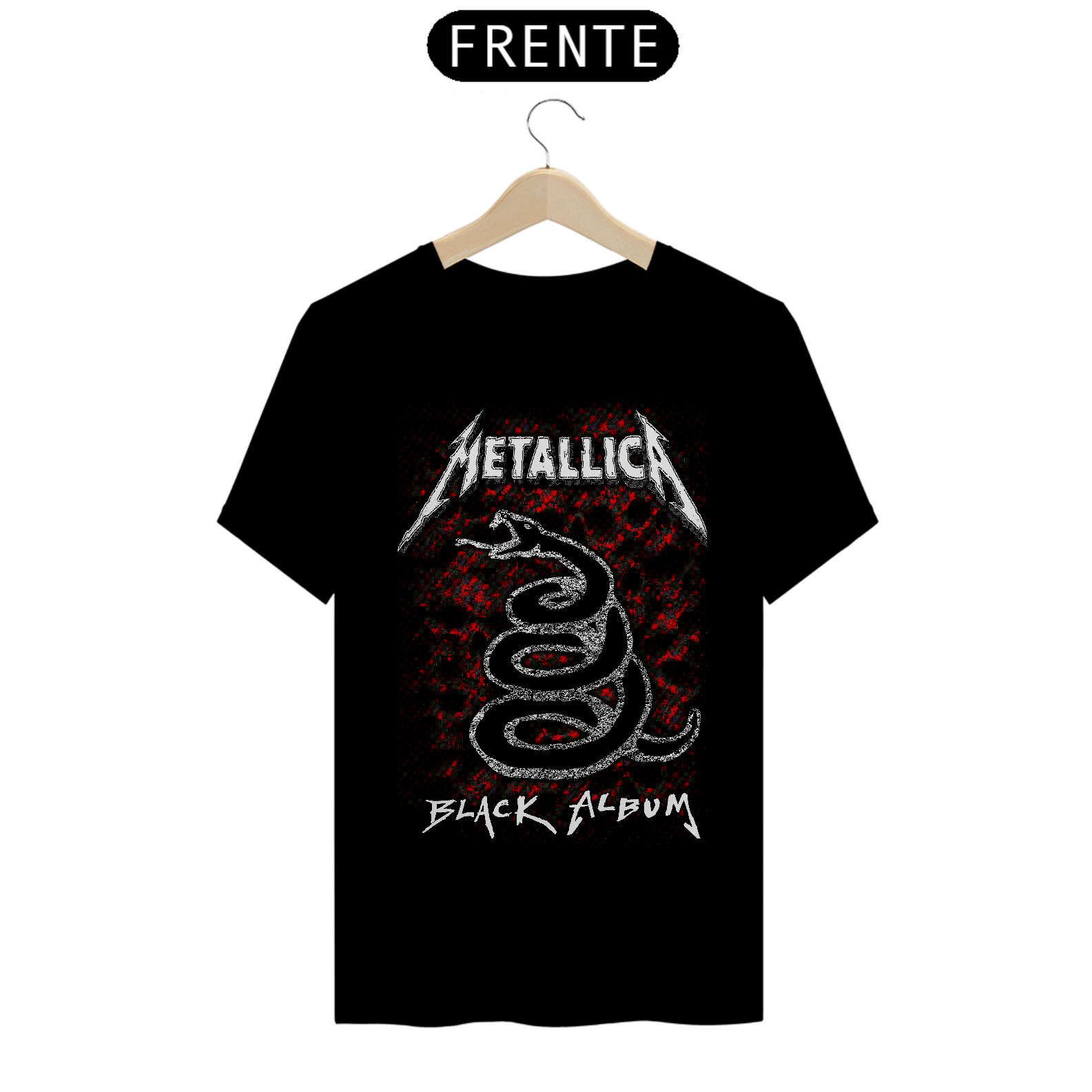 Nome do produto: Camisa Metallica Black Album