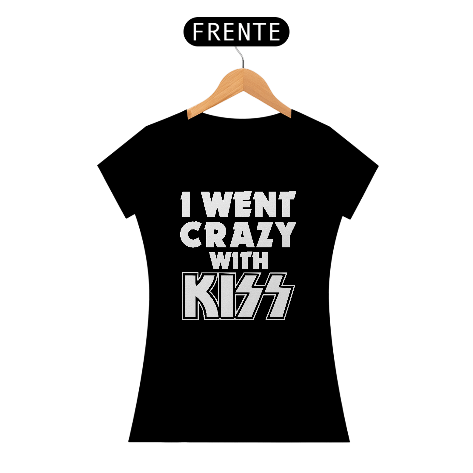 Nome do produto: Camisa Babylook Kiss