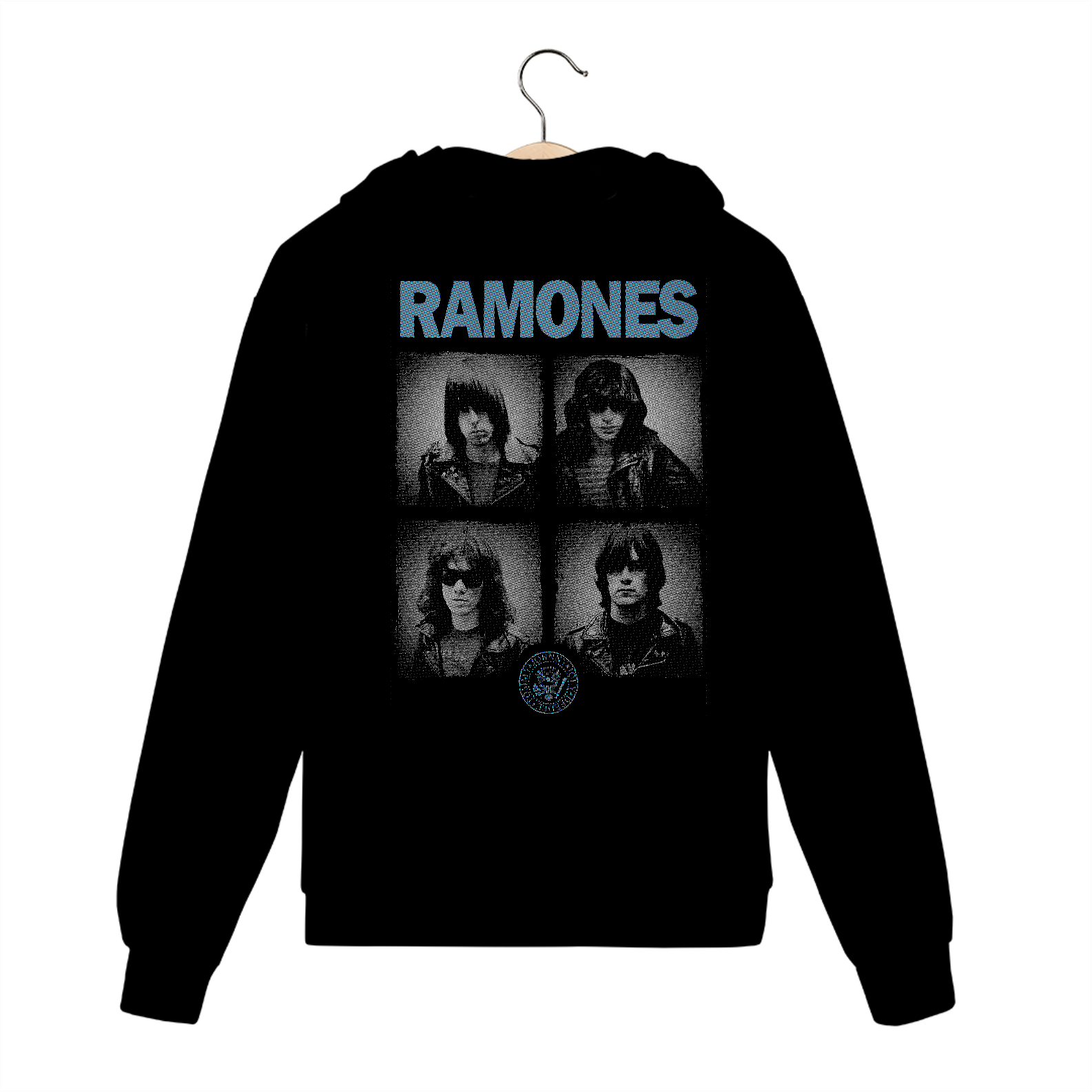 Nome do produto: Casaco de Moletom de Zíper Ramones