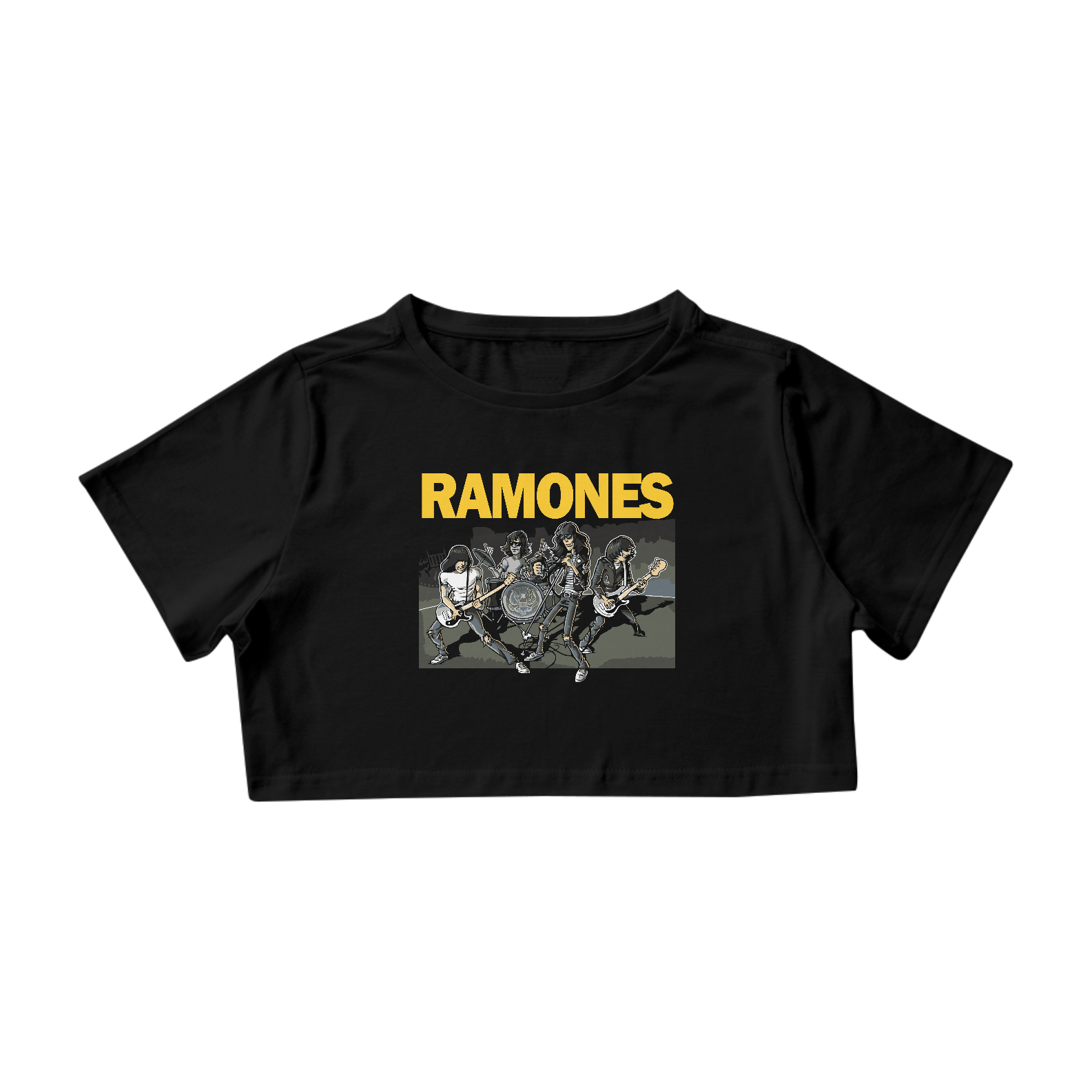 Nome do produto: Cropped Ramones