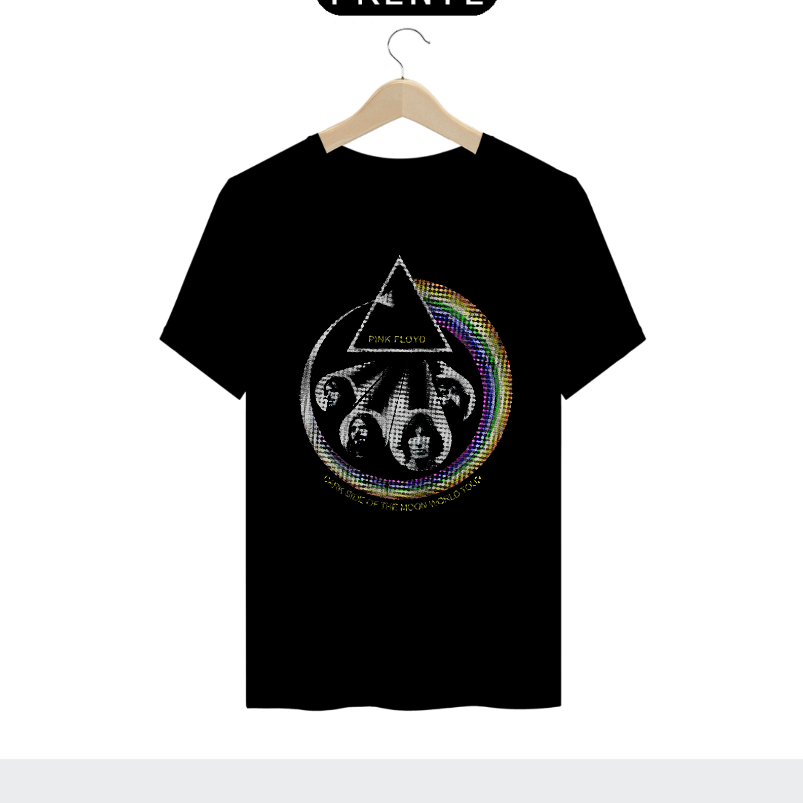 Nome do produto: Camisa Pink Floyd Dark Side of the Moon