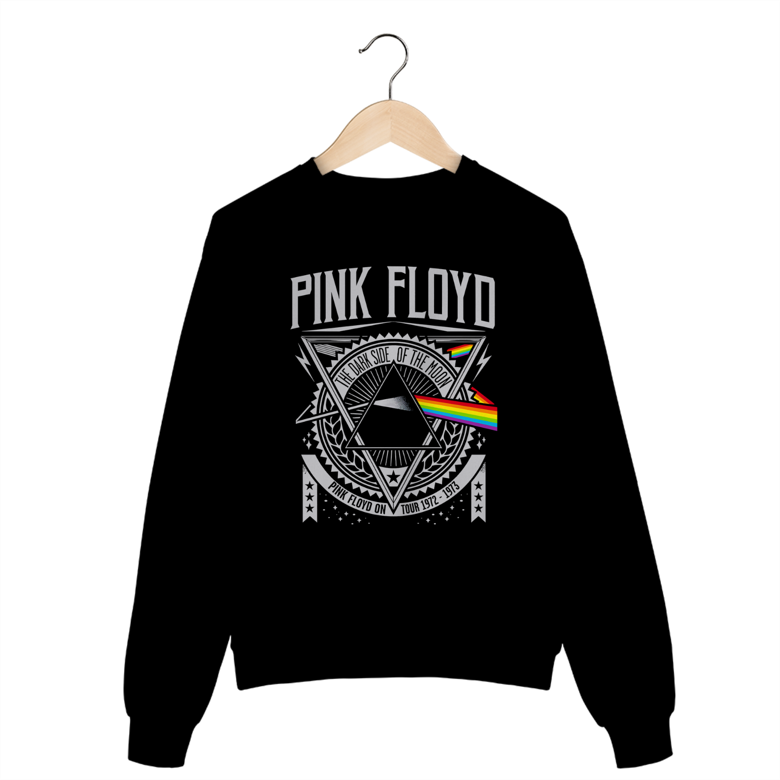 Nome do produto: Casaco de Moletom Fechado Pink Floyd