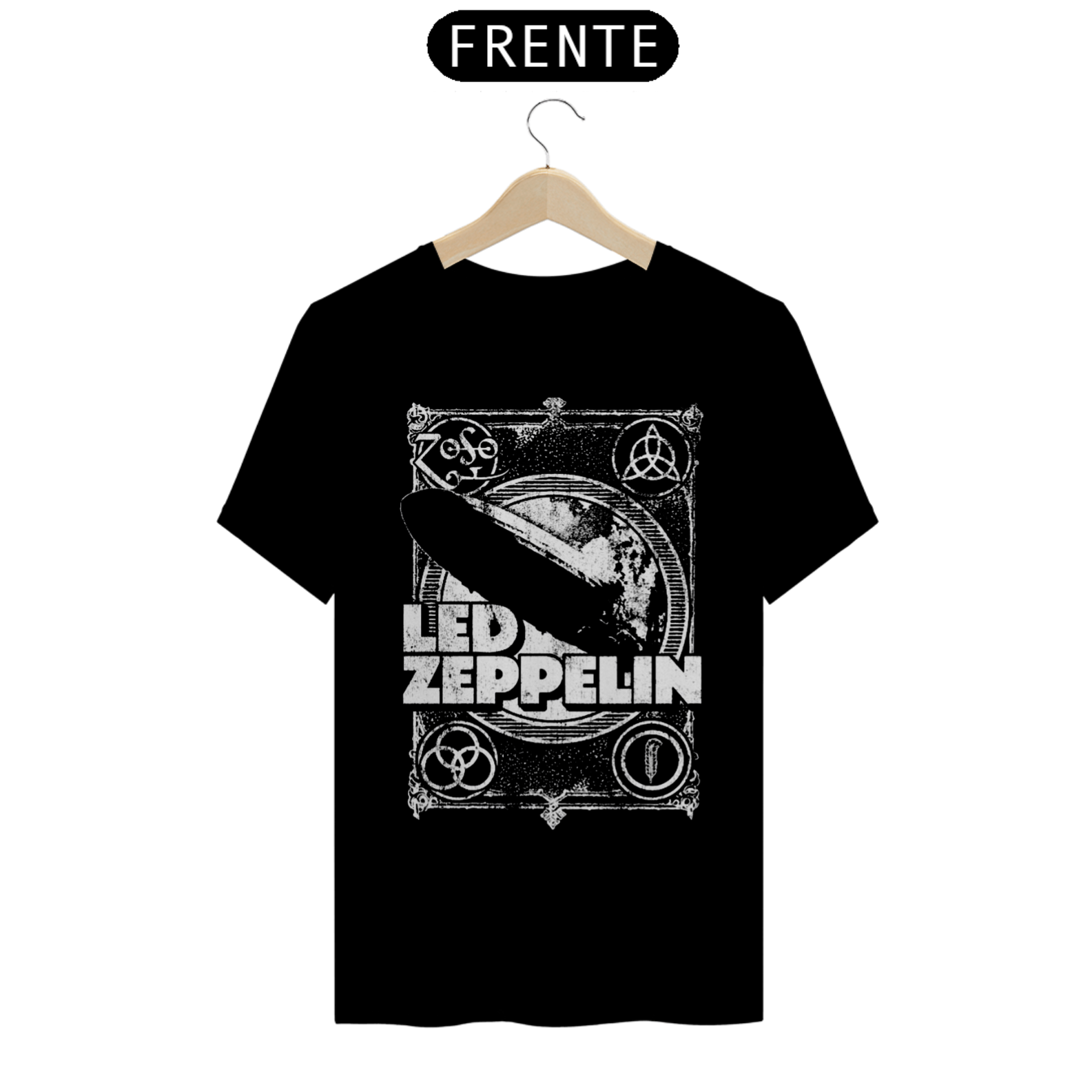 Nome do produto: Camisa Led Zeppelin