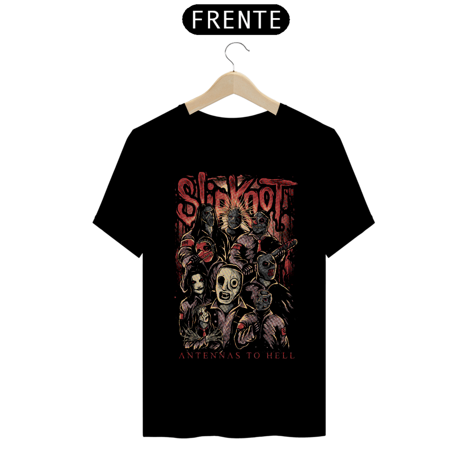 Nome do produto: Camisa Slipknot Antennas to Hell