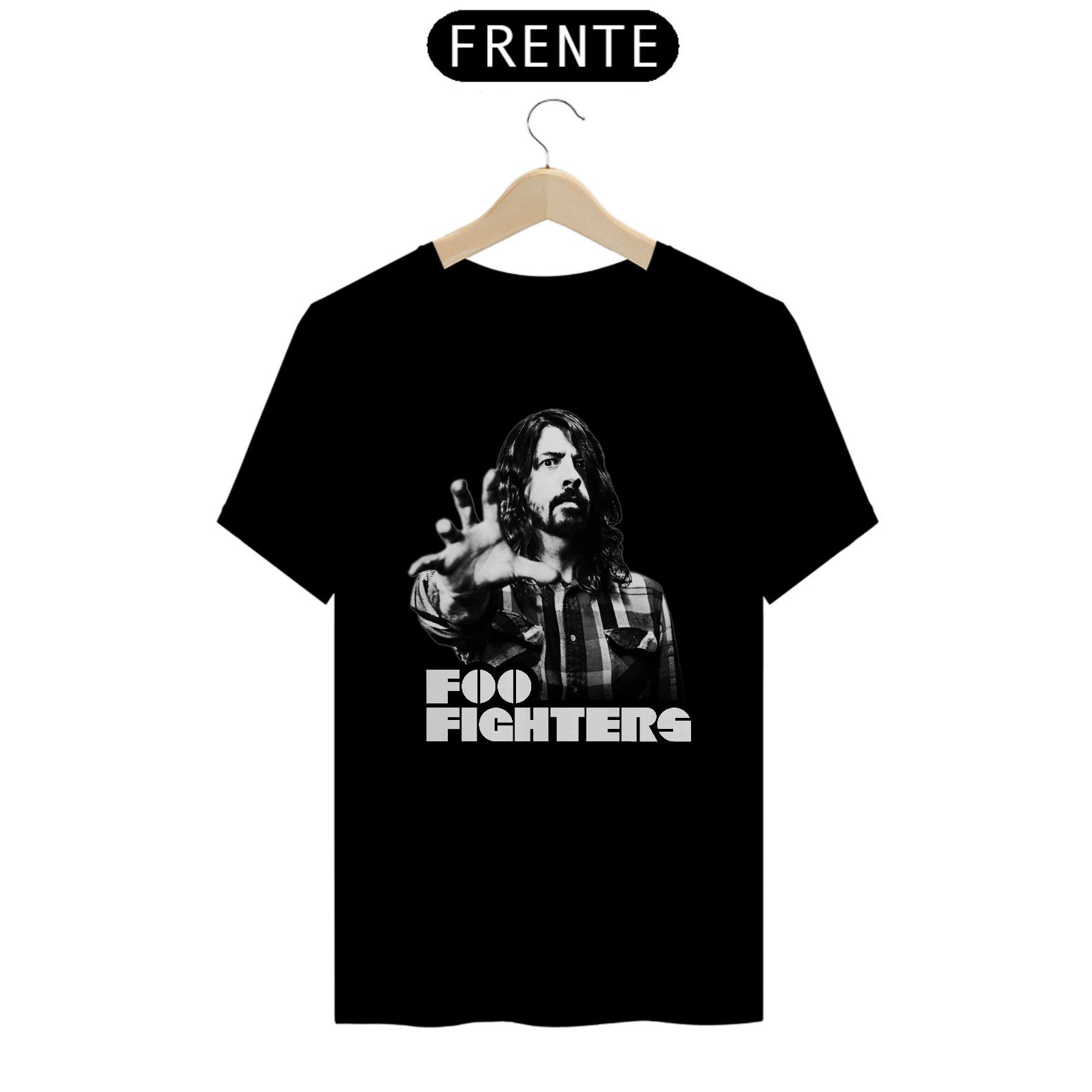 Nome do produto: Camisa Foo Fighters Dave Grohl