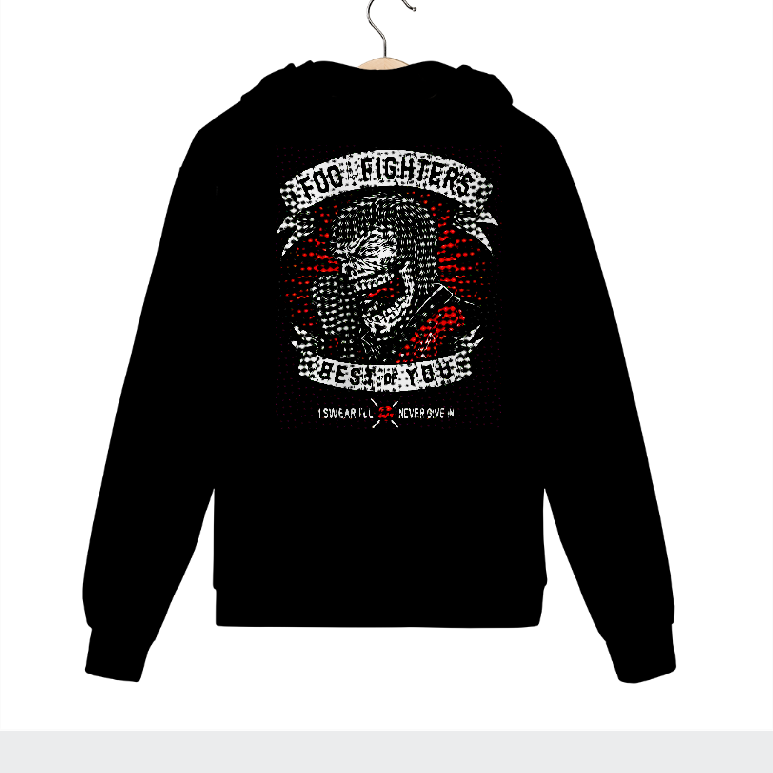 Nome do produto: Casaco de Moletom de Zíper Foo Fighters Best of You