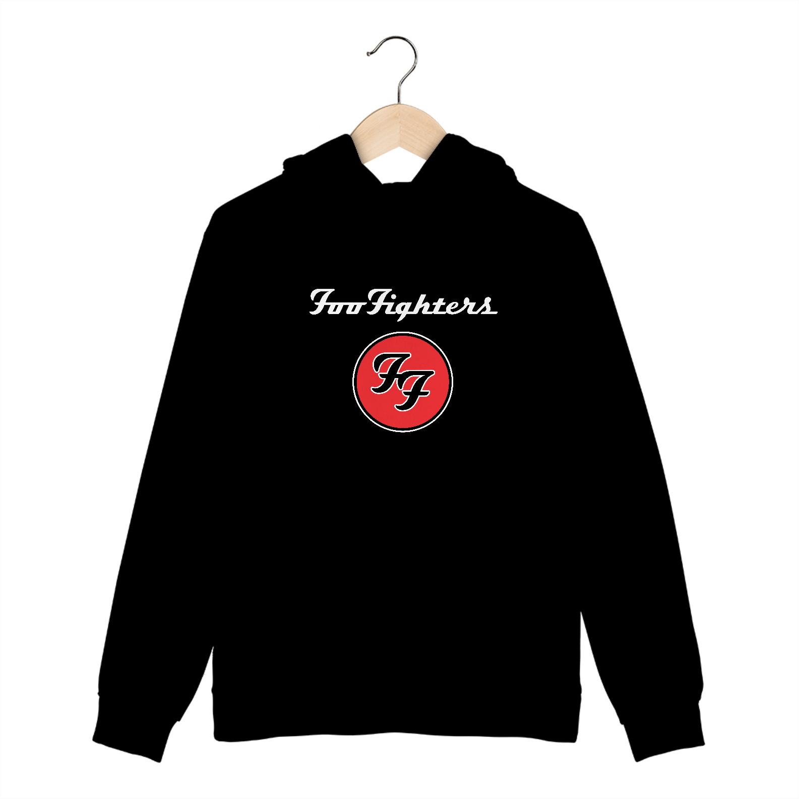 Nome do produto: Casaco de Moletom Canguru Foo Fighters