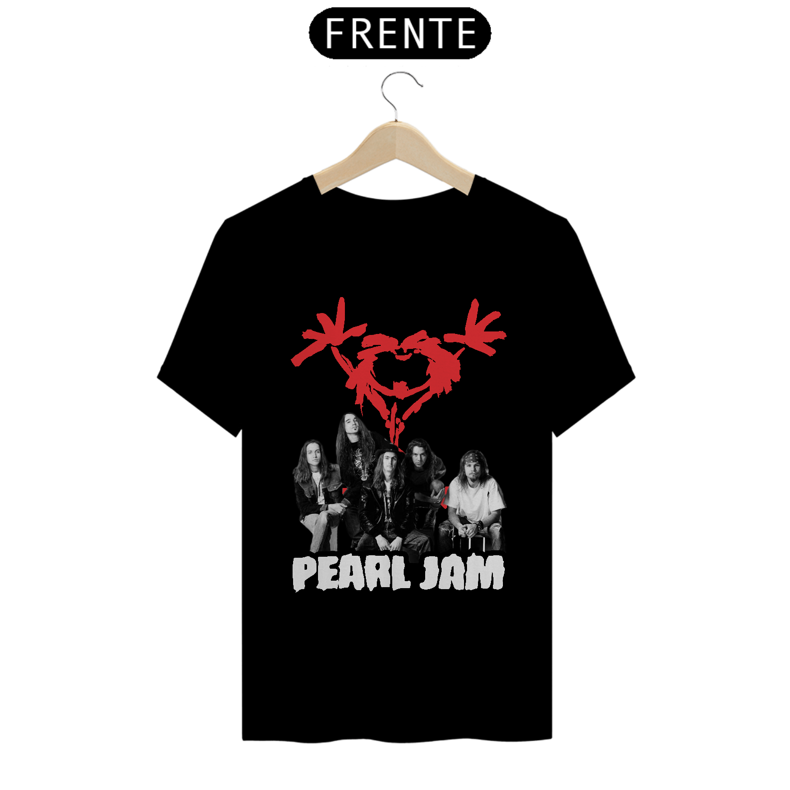 Nome do produto: Camisa Pearl Jam Banda
