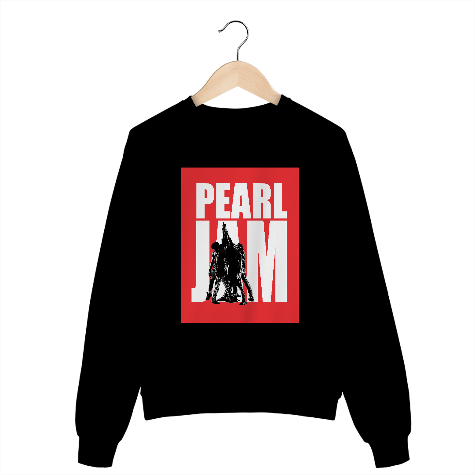 Nome do produto: Casaco de Moletom Fechado Pearl Jam