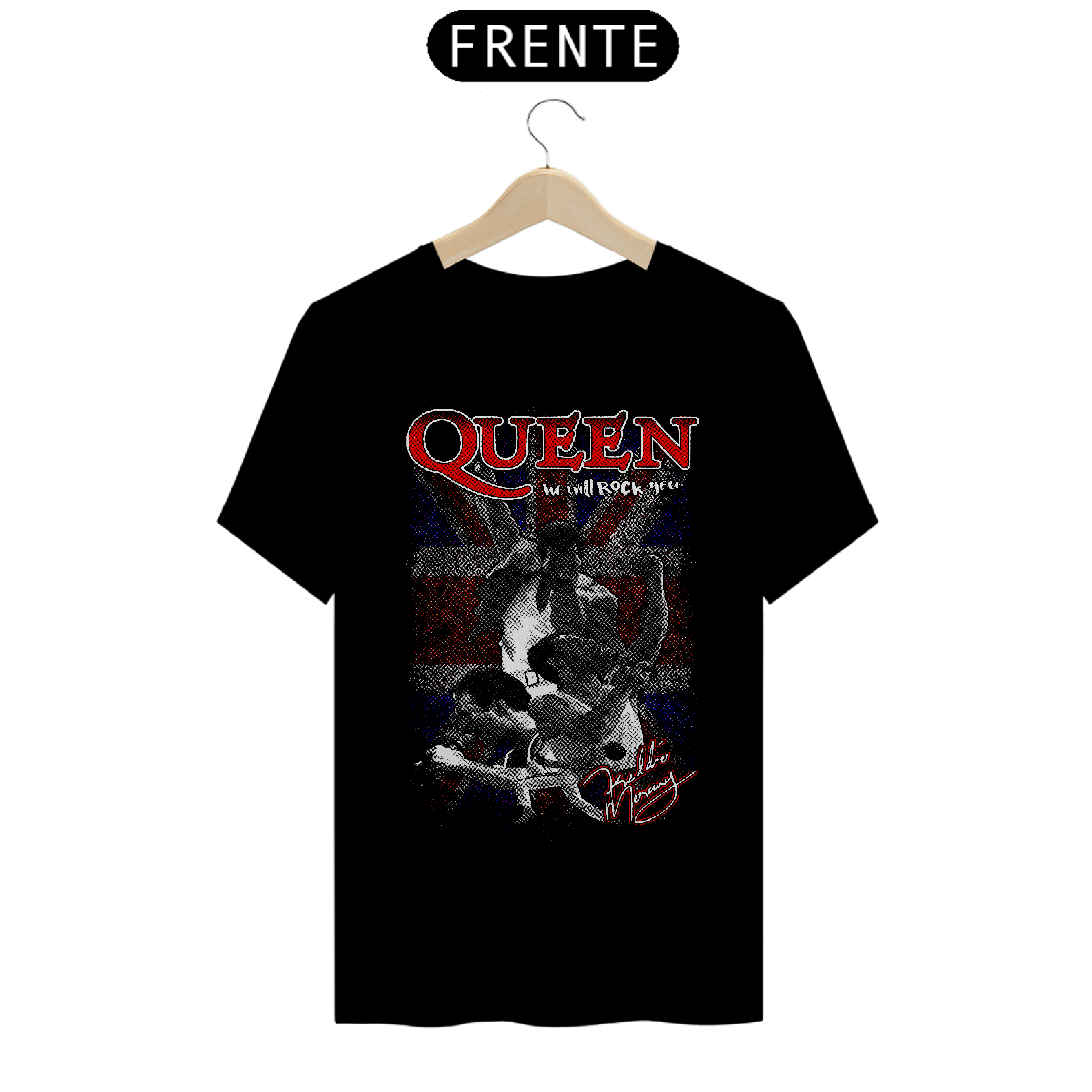 Nome do produto: Camisa Quenn Fred Mercury