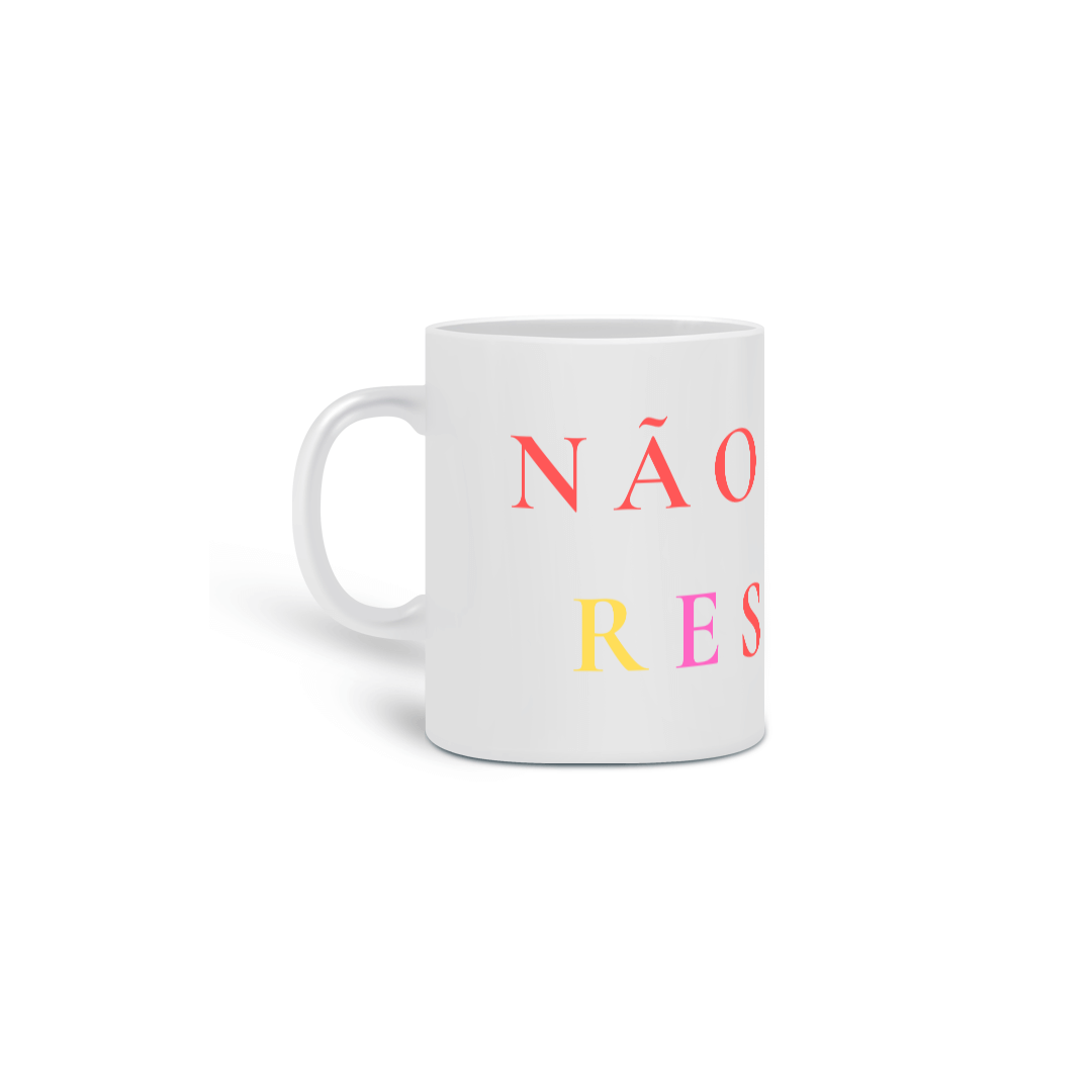 Caneca de porcelana - Não pira, respira!