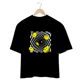 Camiseta Oversized Smile Cube