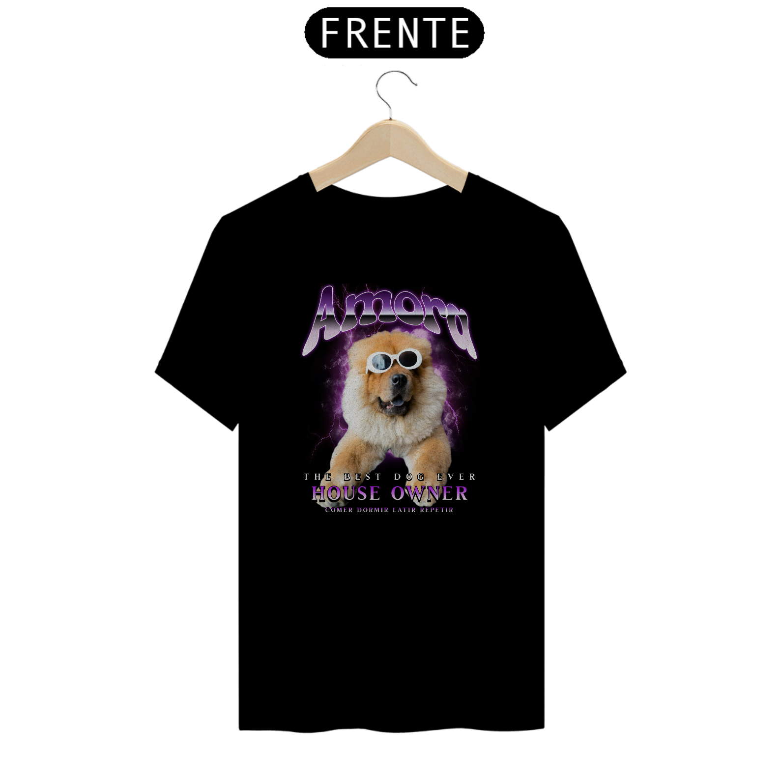 Camiseta Tshirt Amora Pet Personalizado Estampa Cachorro Moderna Foto 