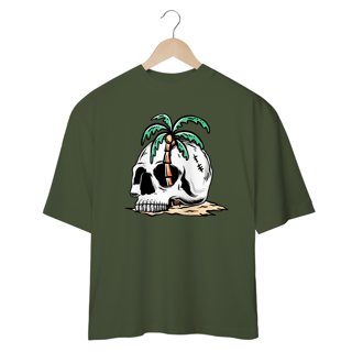 Camiseta Oversized Skull Coconut