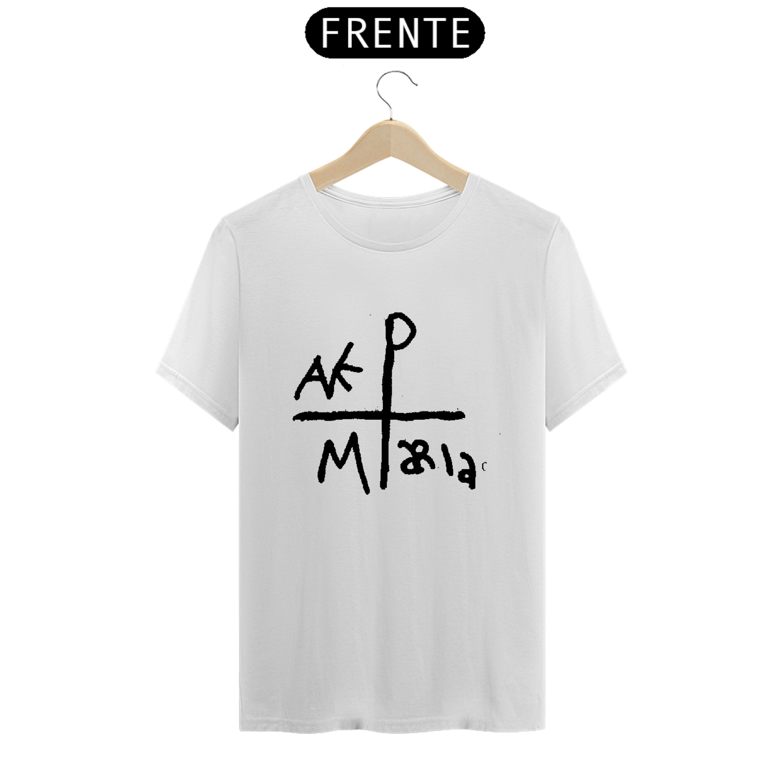 Nome do produto: Camiseta Masculina Ave Maria 