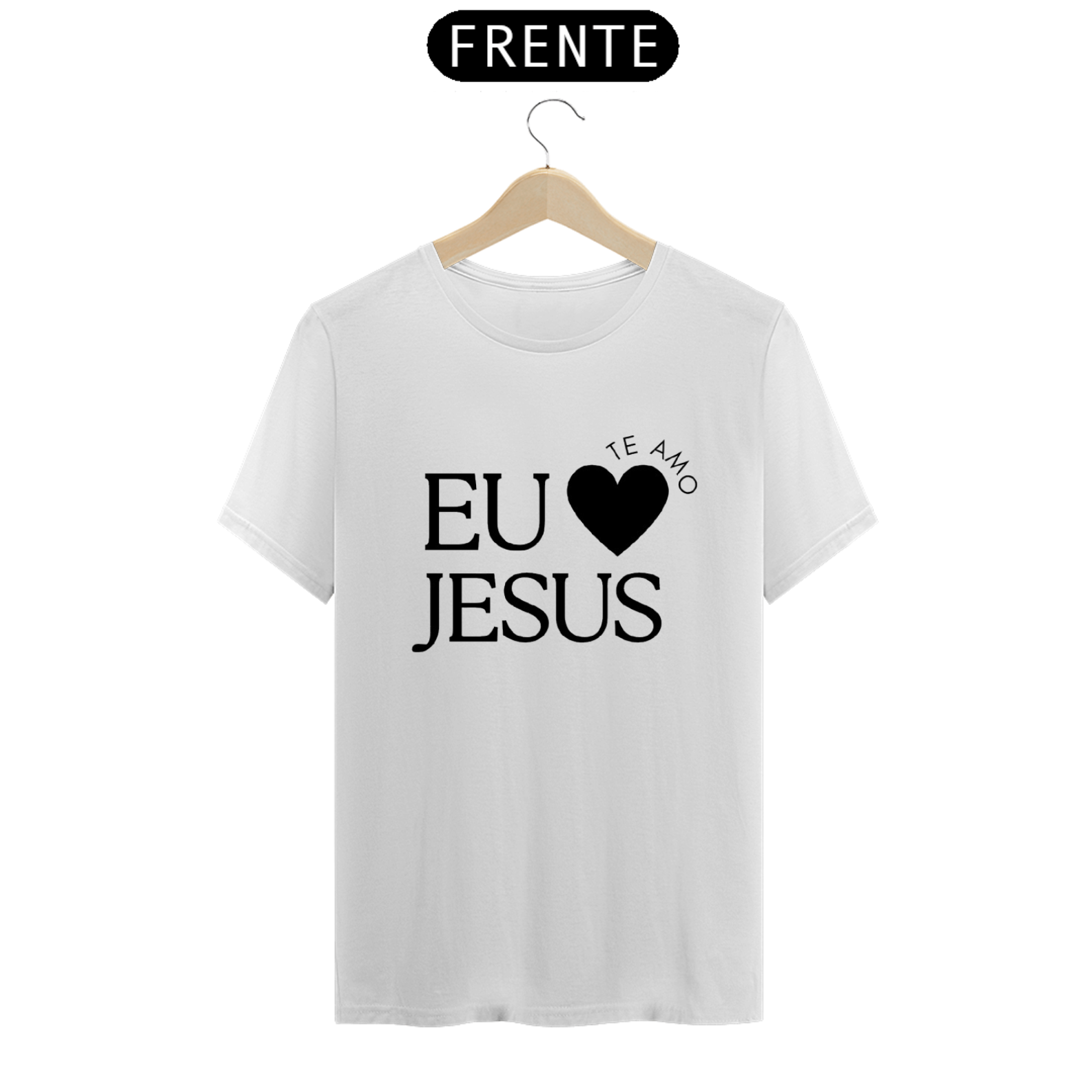 Nome do produto: Camiseta Masculina Eu Amo Jesus