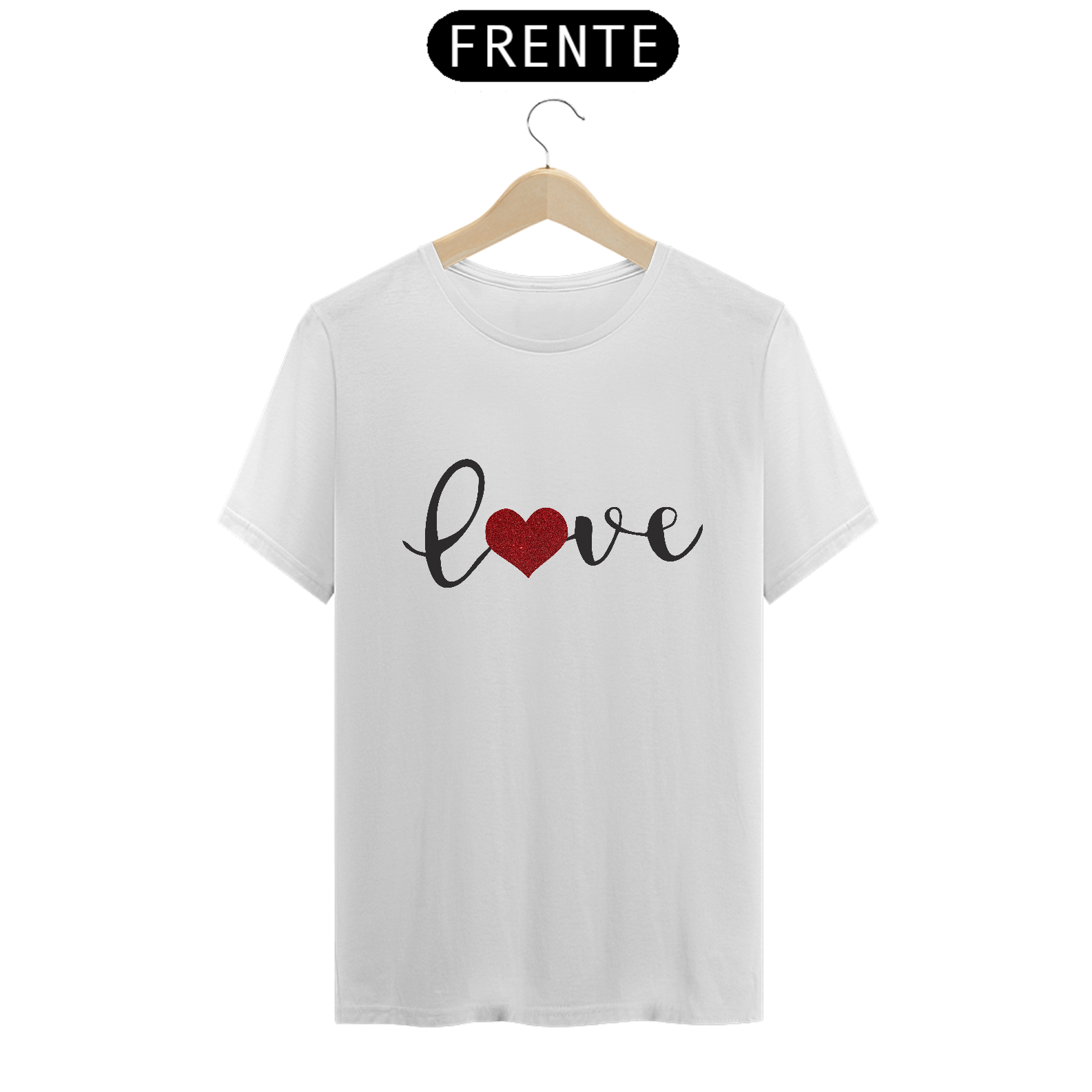 Nome do produto: Camiseta Casal Love