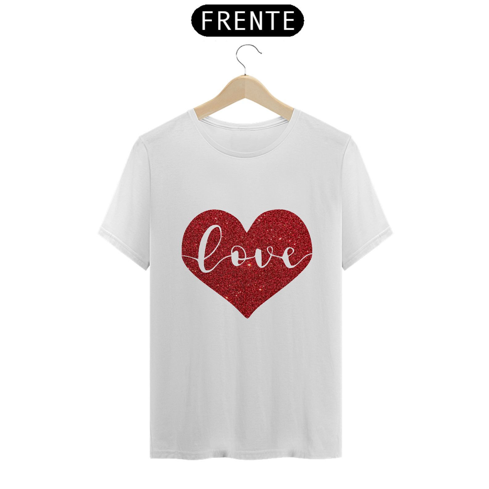 Nome do produto: Camiseta Casal Love Ela