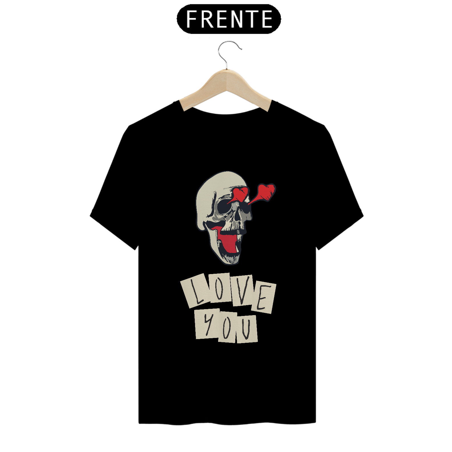 Nome do produto: Camiseta Love You Caverão Black