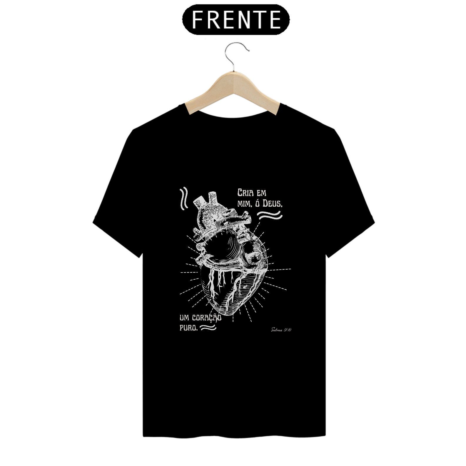 Nome do produto: Camiseta Salmo 51:10