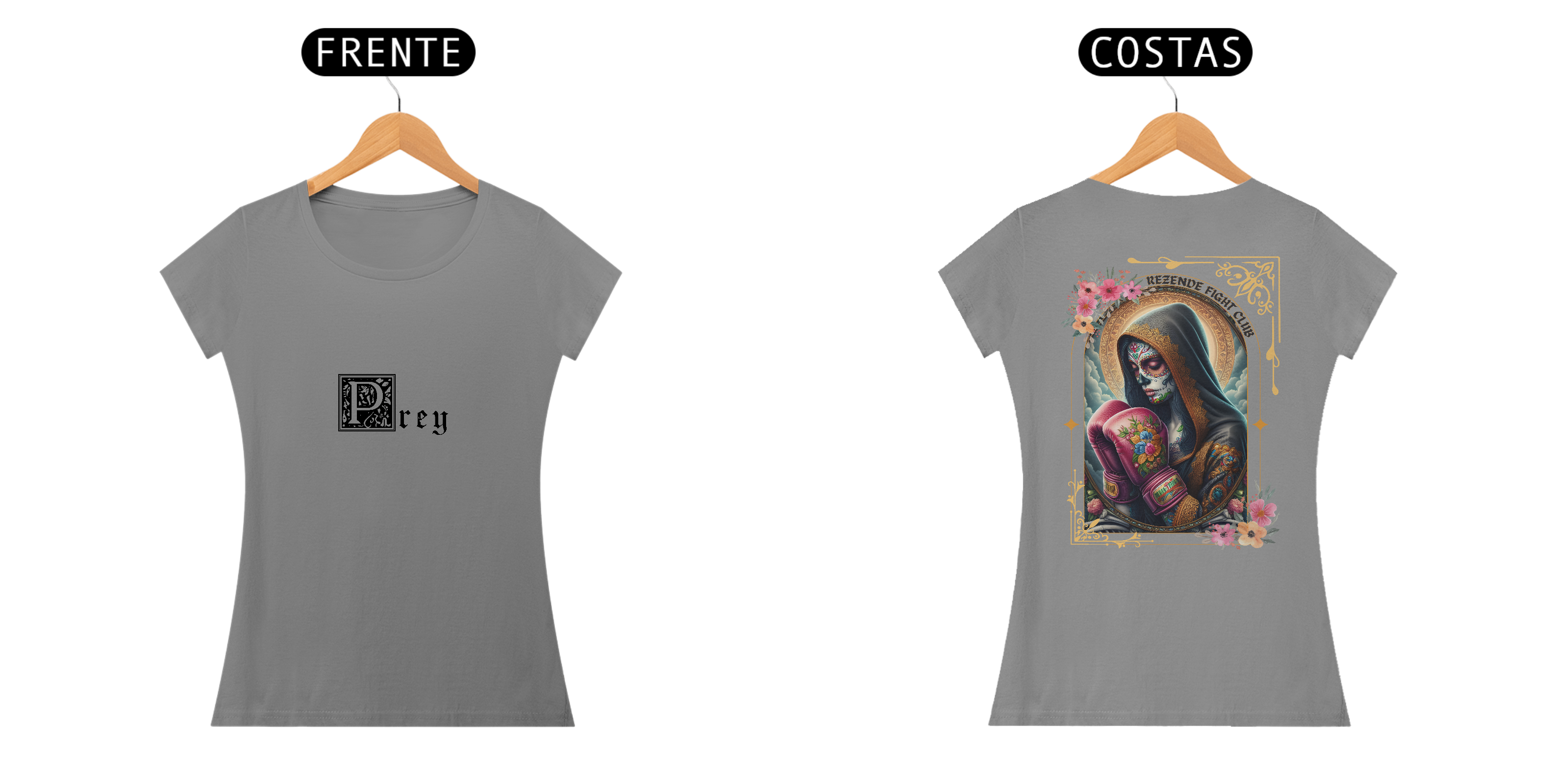 Nome do produto: Santa de Los Sparrings (Baby long Quality + Escrita Preta )