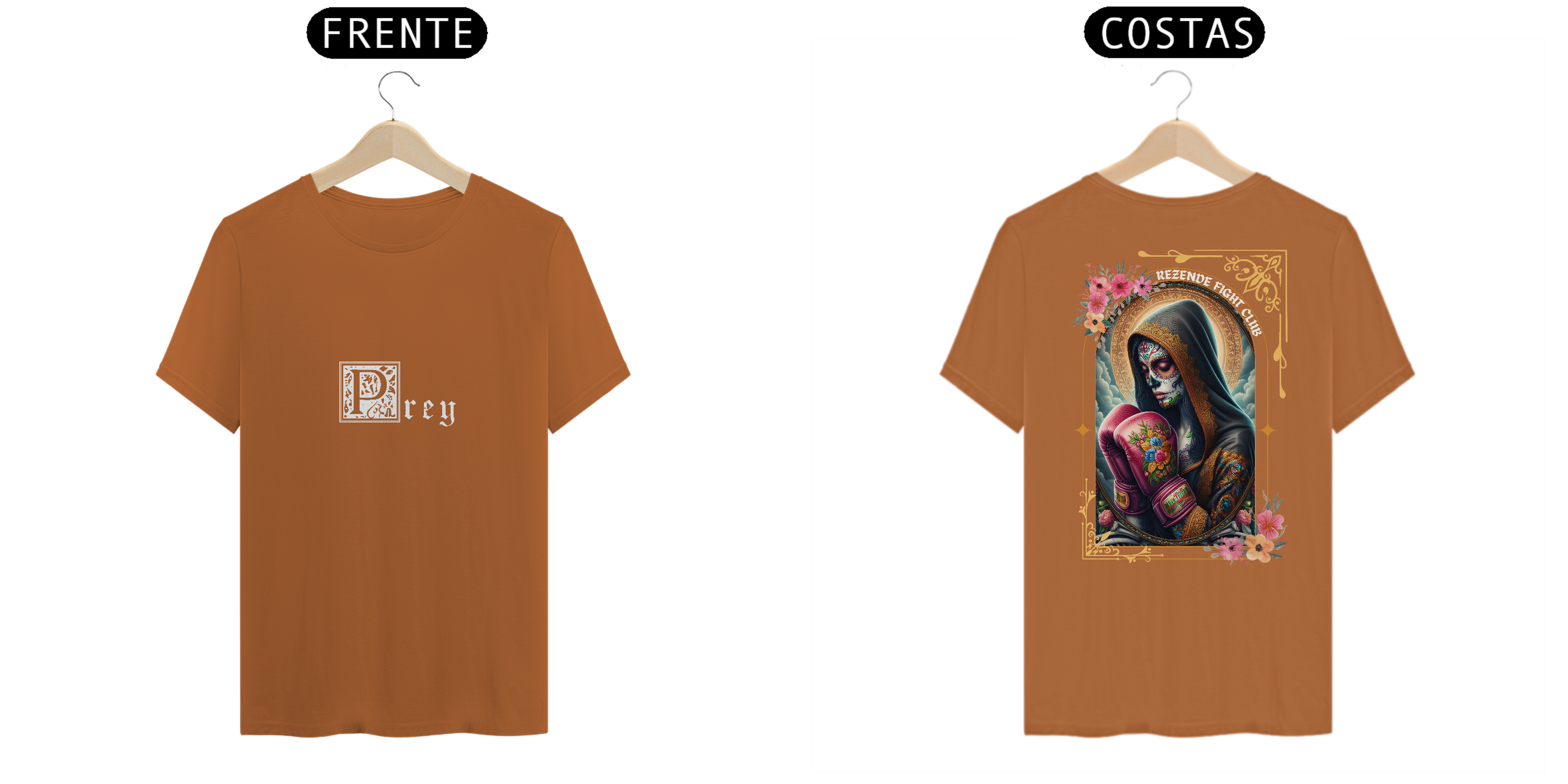 Nome do produto: Santa de Los Sparrings (Pima + Escrita Branca)