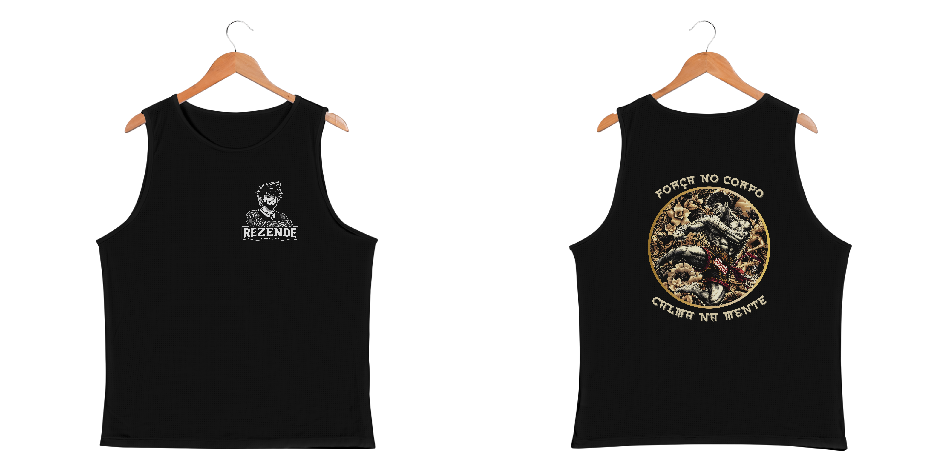 Nome do produto: Força No Corpo & Calma Na Mente (Sport Dry + Escrita branca)