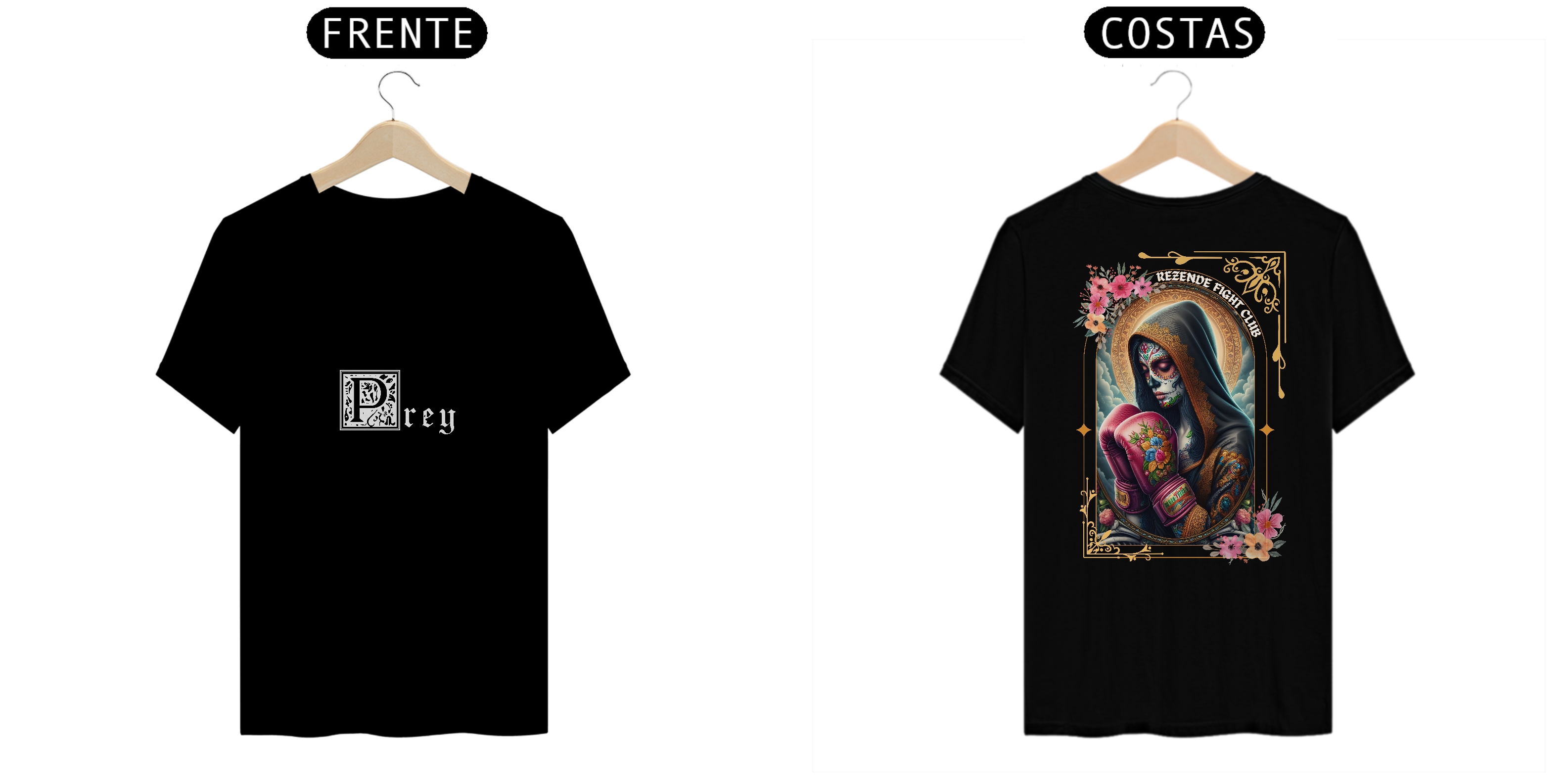 Nome do produto: Santa de Los Sparrings  (Quality + Escrita Branca)