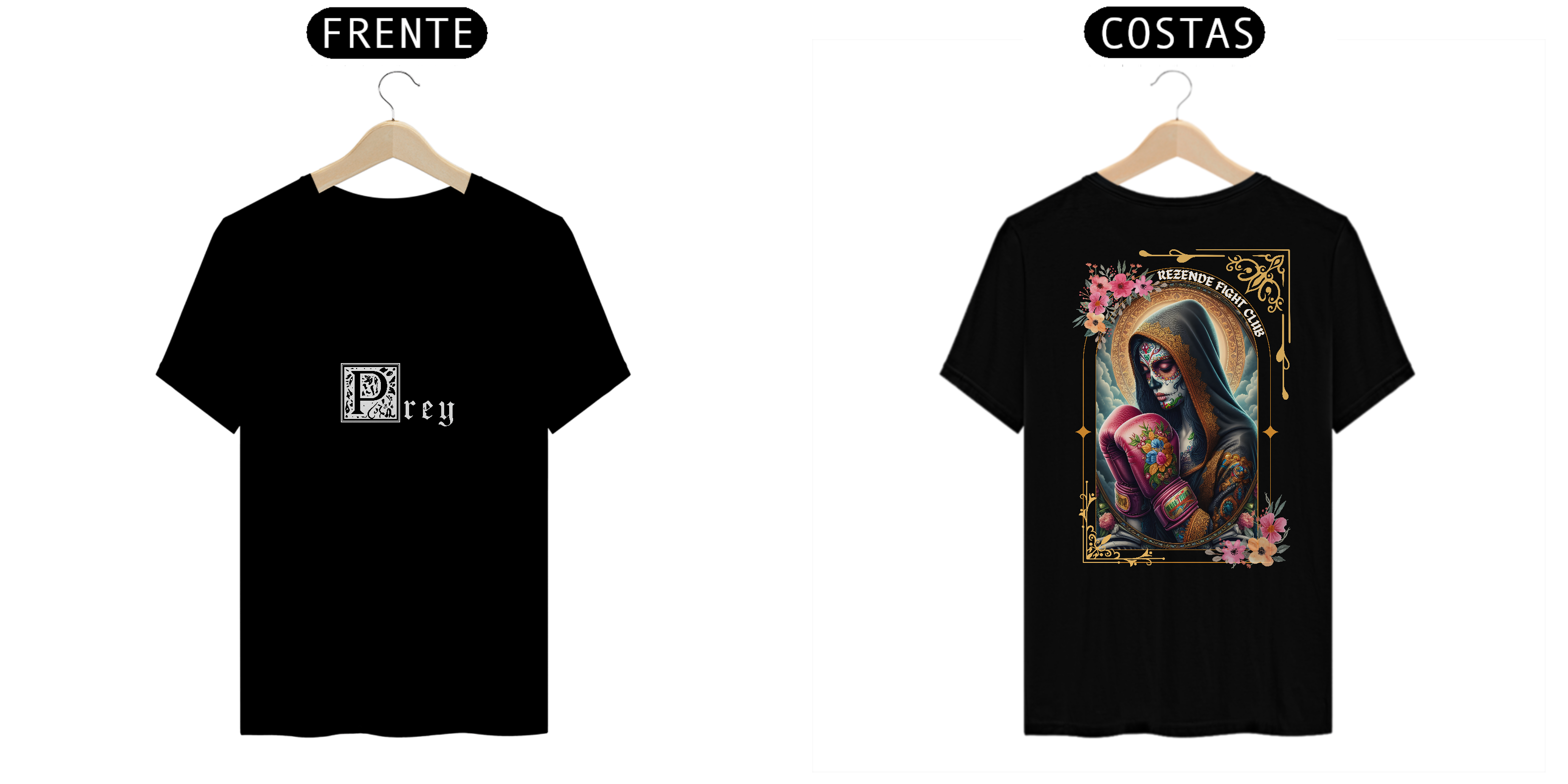 Nome do produto: Santa de Los Sparrings (Classic + Escrita branca)