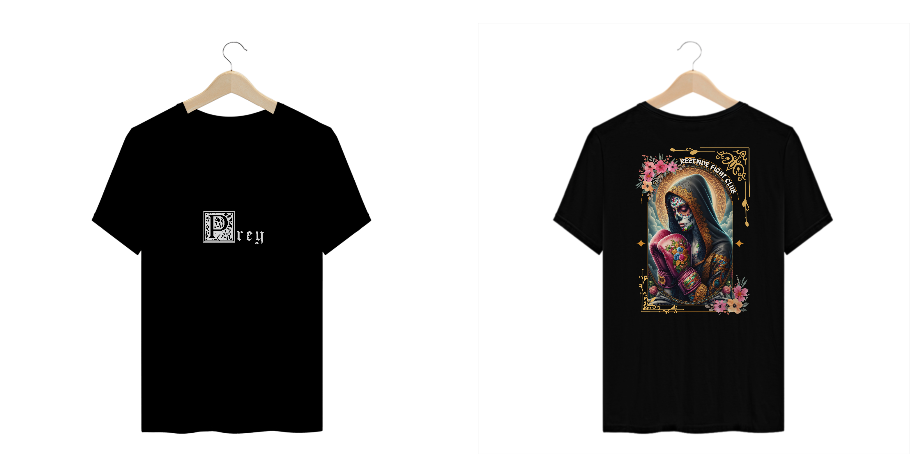 Nome do produto: Santa de Los Sparrings (Plus size + Escrita Branca)