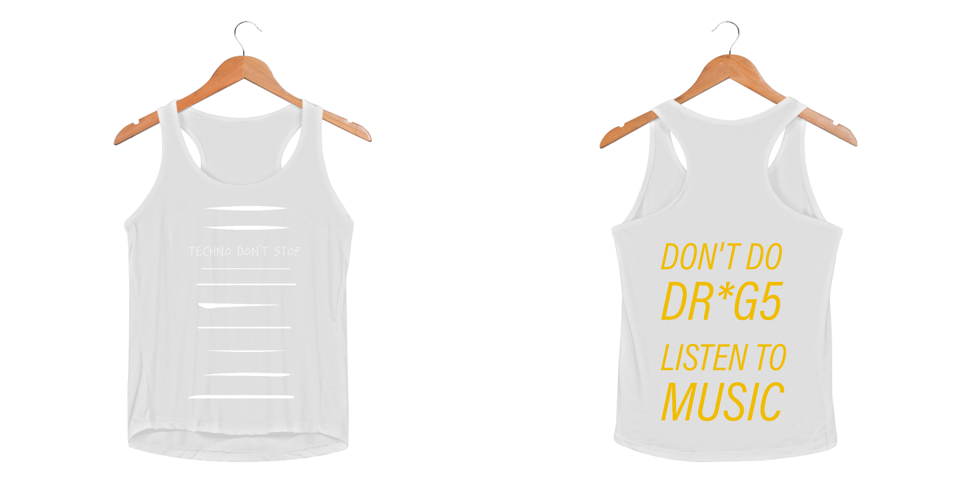 Nome do produto: Techno Don\'t Stop - Don\'t do DR*G5 Listen do Music