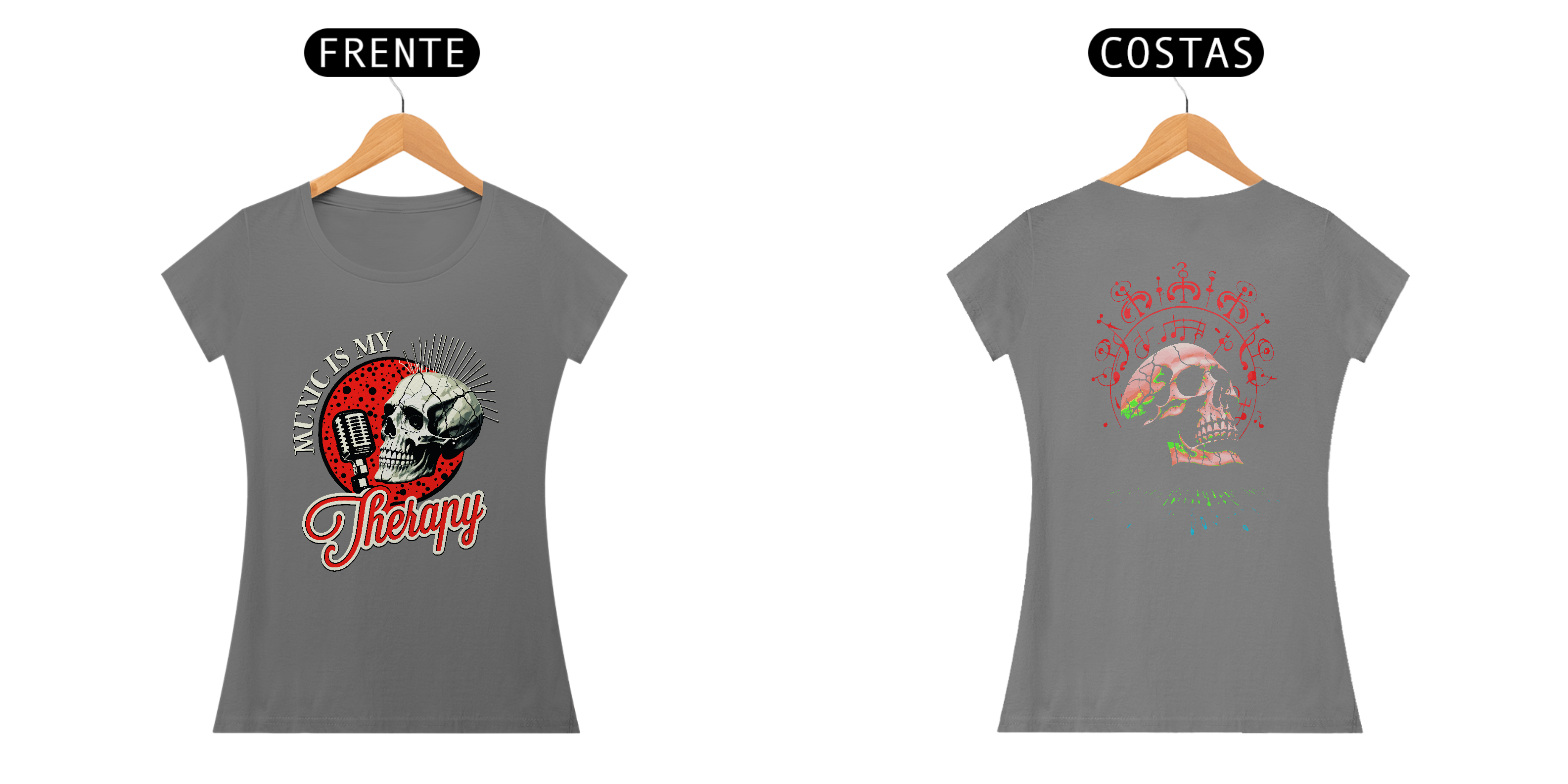 Nome do produto: Music is My Therapy - DJU Skull