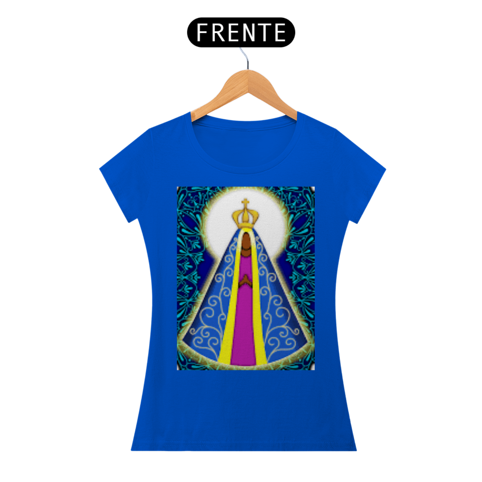 Nome do produto: T-SHIRT N.S.APARECIDA FEM