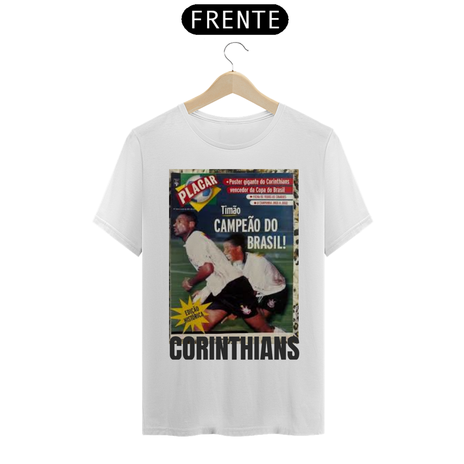 Nome do produto: T-SHIRT CORINTHIANS CAMP COPA DO BR 1995