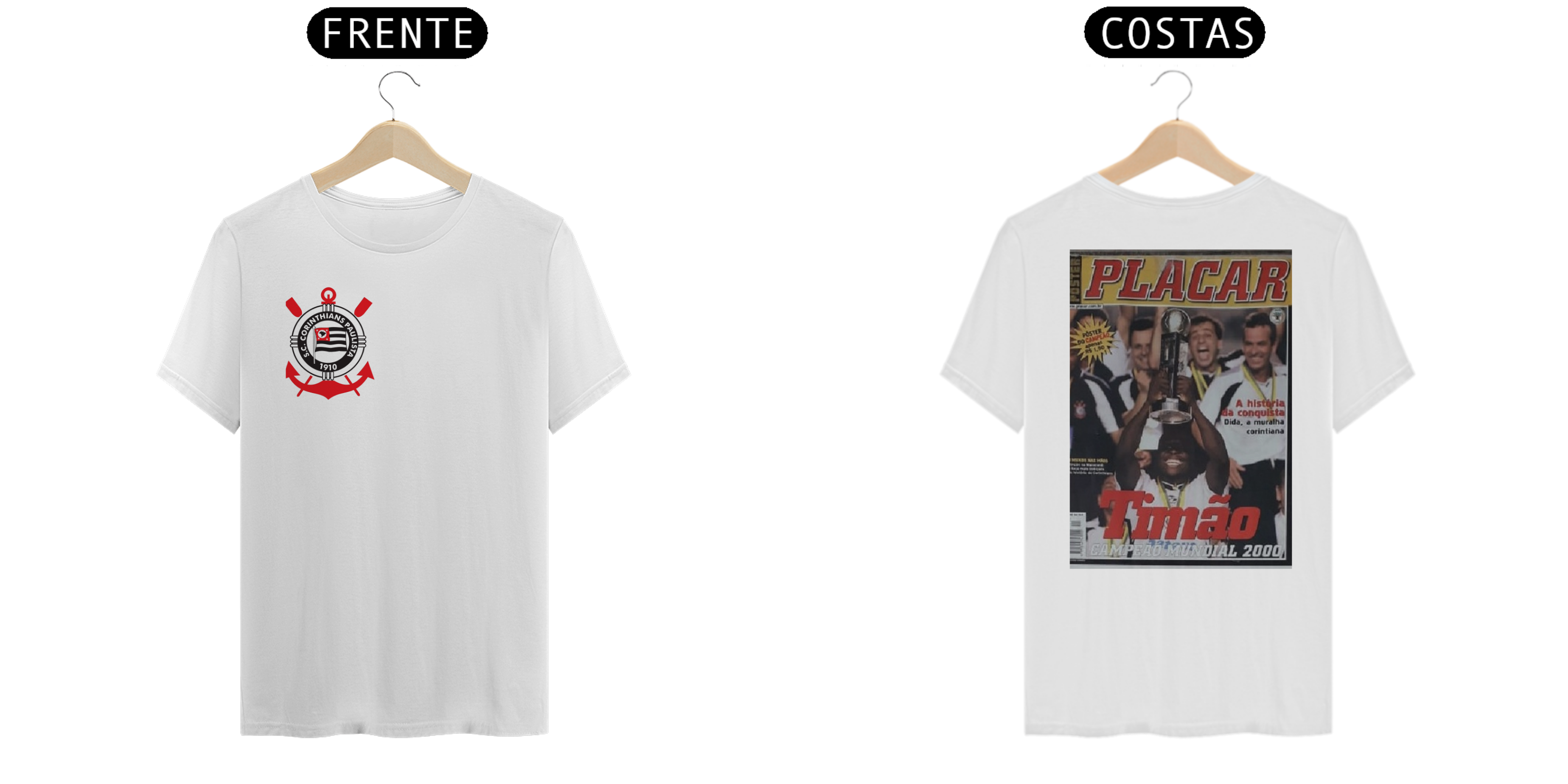 Nome do produto: T-SHIRT CORINTHIANS CAMPEÃO MUNDIAL 2000