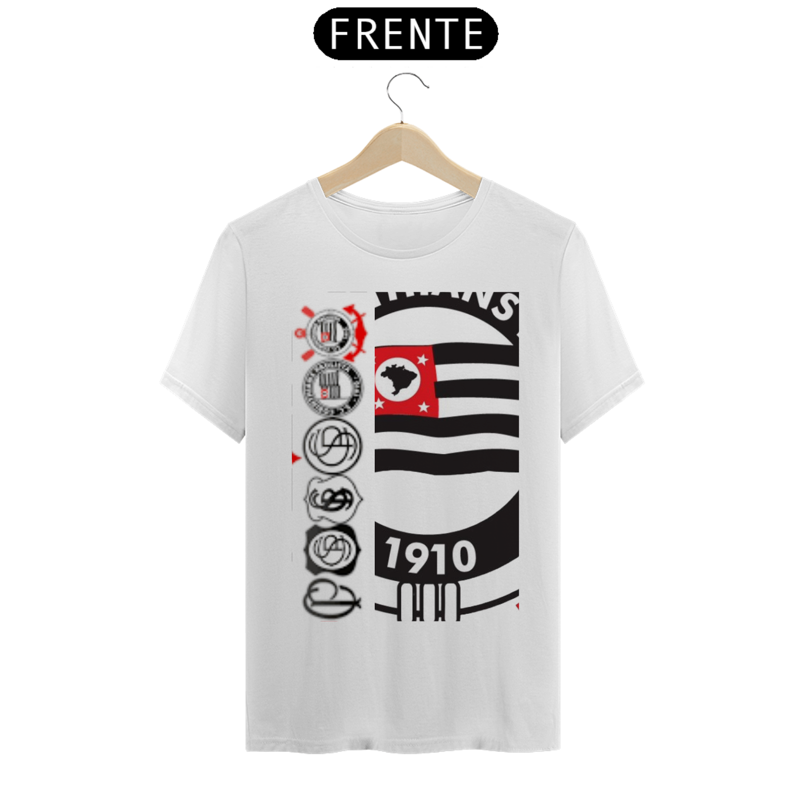 Nome do produto: T-SHIRT CORINTHIANS ESCUDOS