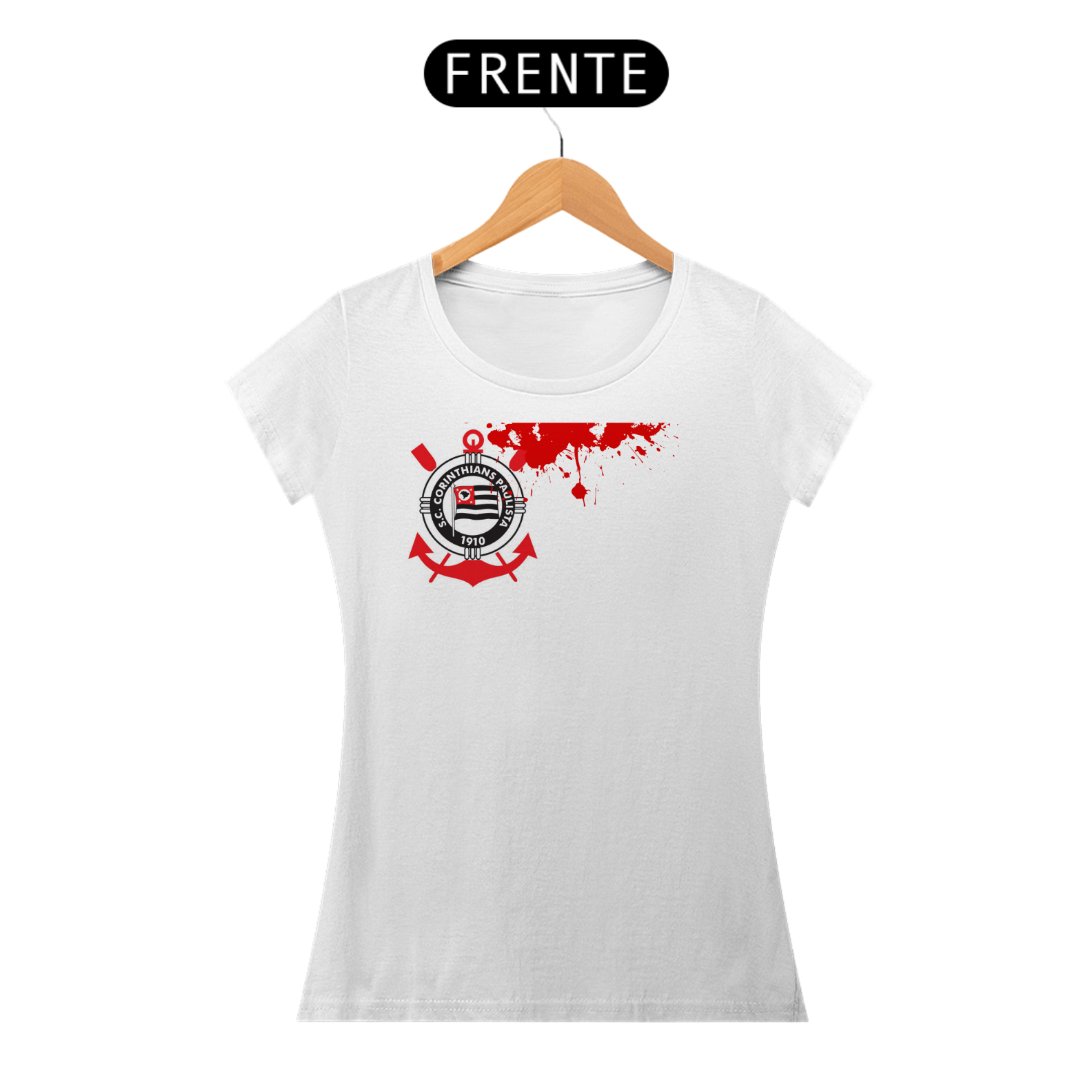 Nome do produto: T-SHIRT CORINTHIANS FEM 