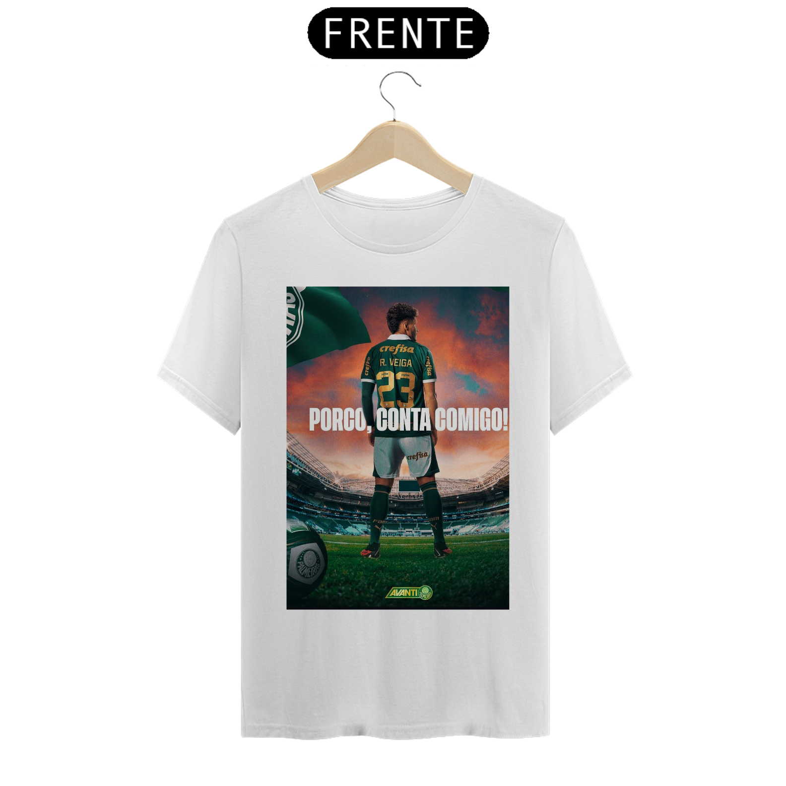 Nome do produto: T-SHIRT PALMEIRAS VEIGA