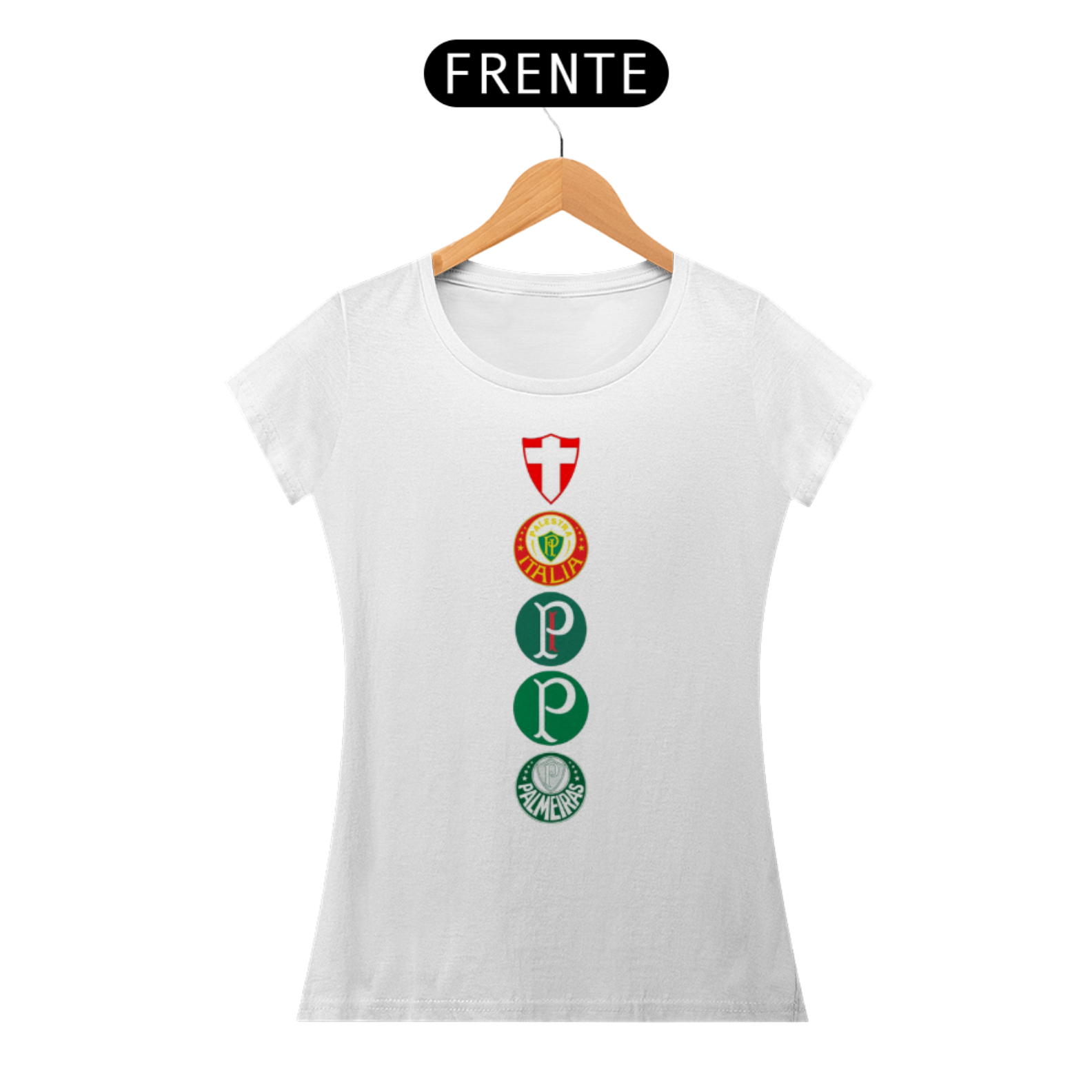Nome do produto: T-SHIRT PALMEIRAS FEM