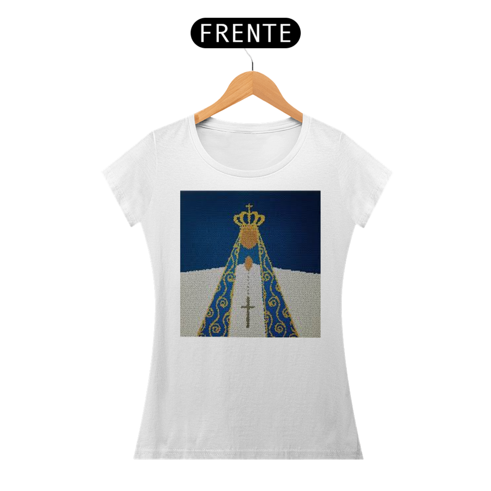 Nome do produto: T-SHIRT N.S.APARECIDA FEM