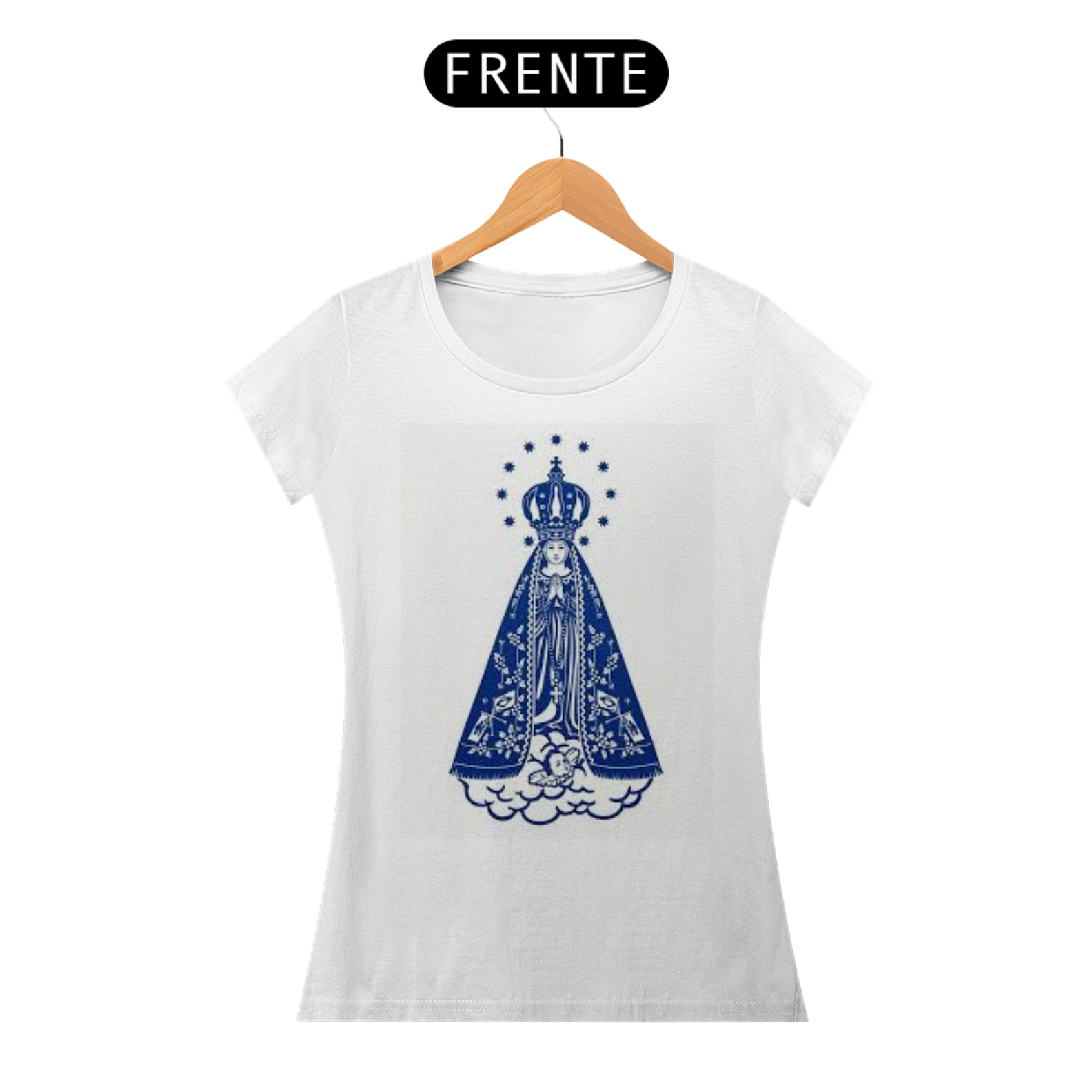 Nome do produto: T-SHIRT N.S.APARECIDA FEM