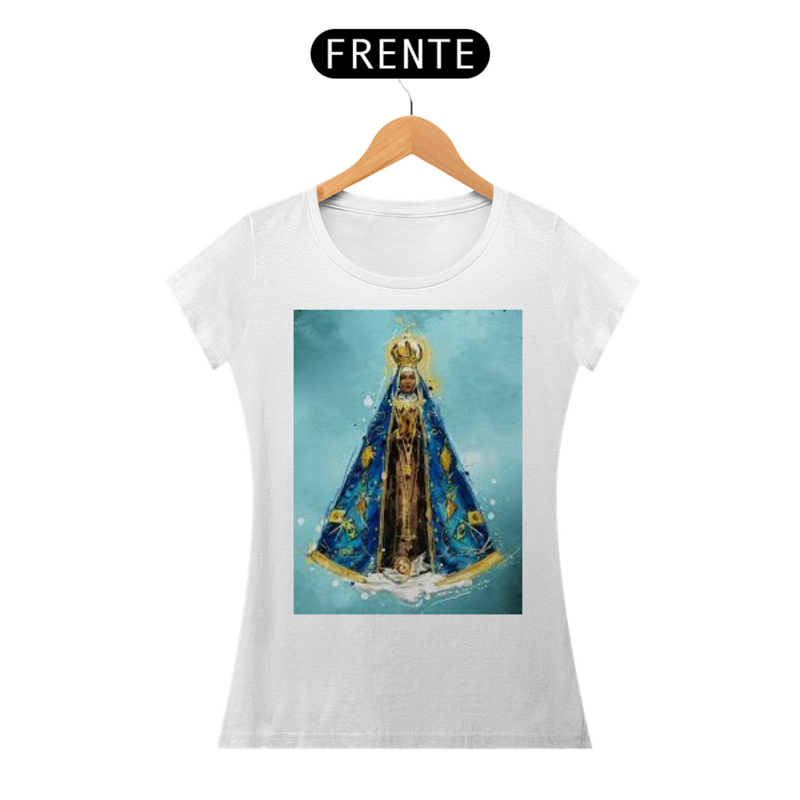 Nome do produto: T-SHIRT N.S.APARECIDA FEM