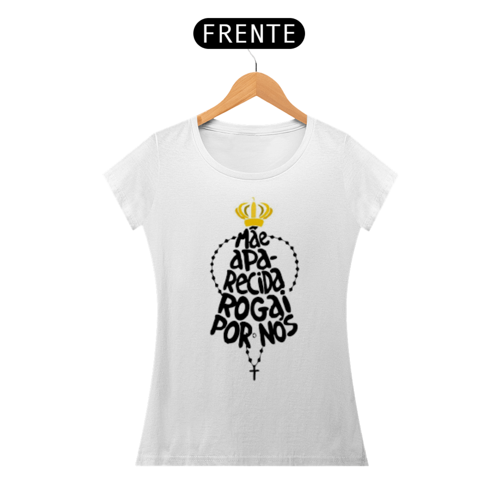 Nome do produto: T-SHIRT N.S.APARECIDA FEM