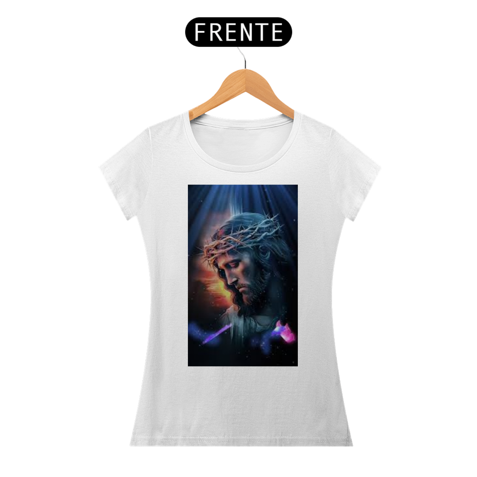 Nome do produto: T-SHIRT JESUS CRISTO FEM
