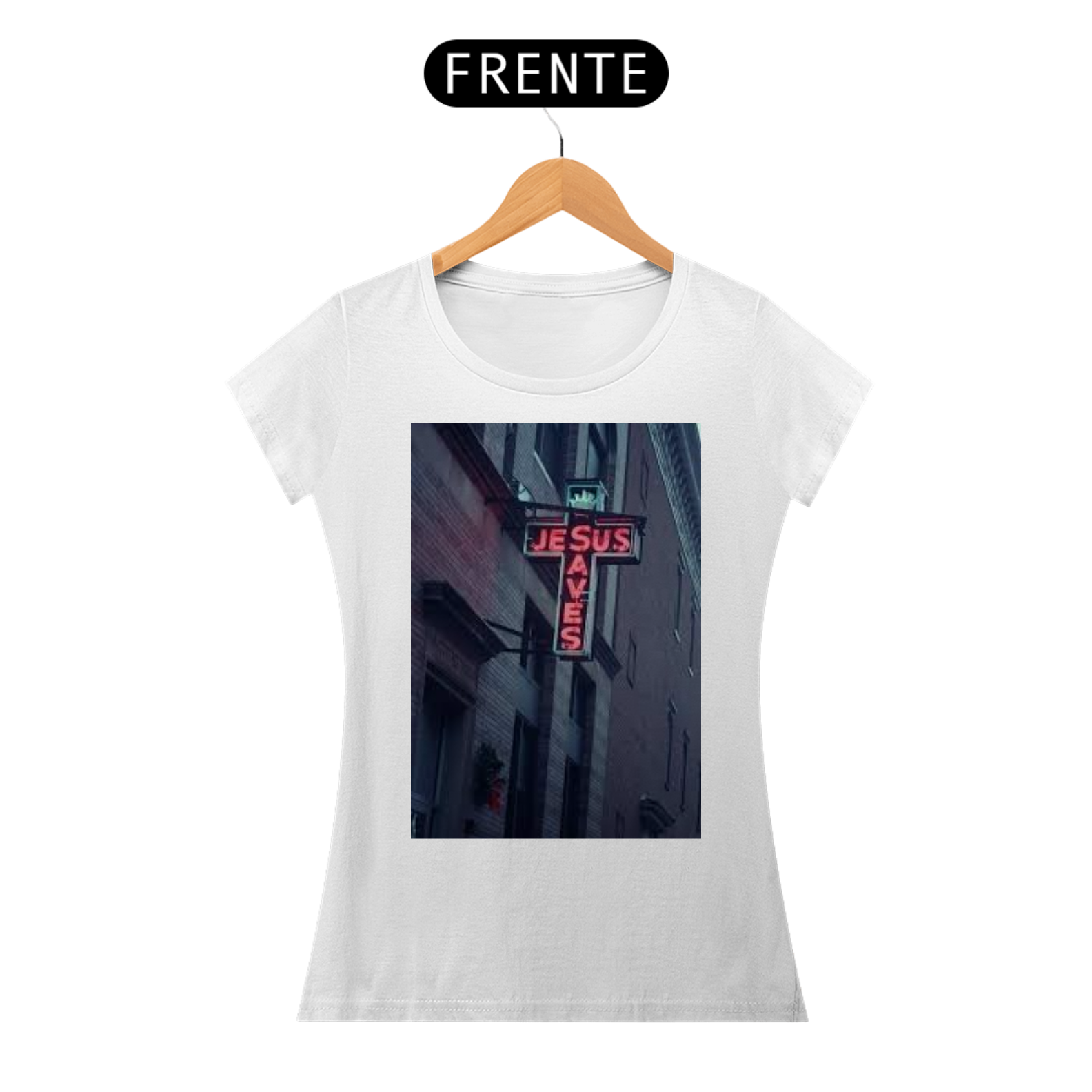 Nome do produto: T-SHIRT JESUS CRISTO FEM