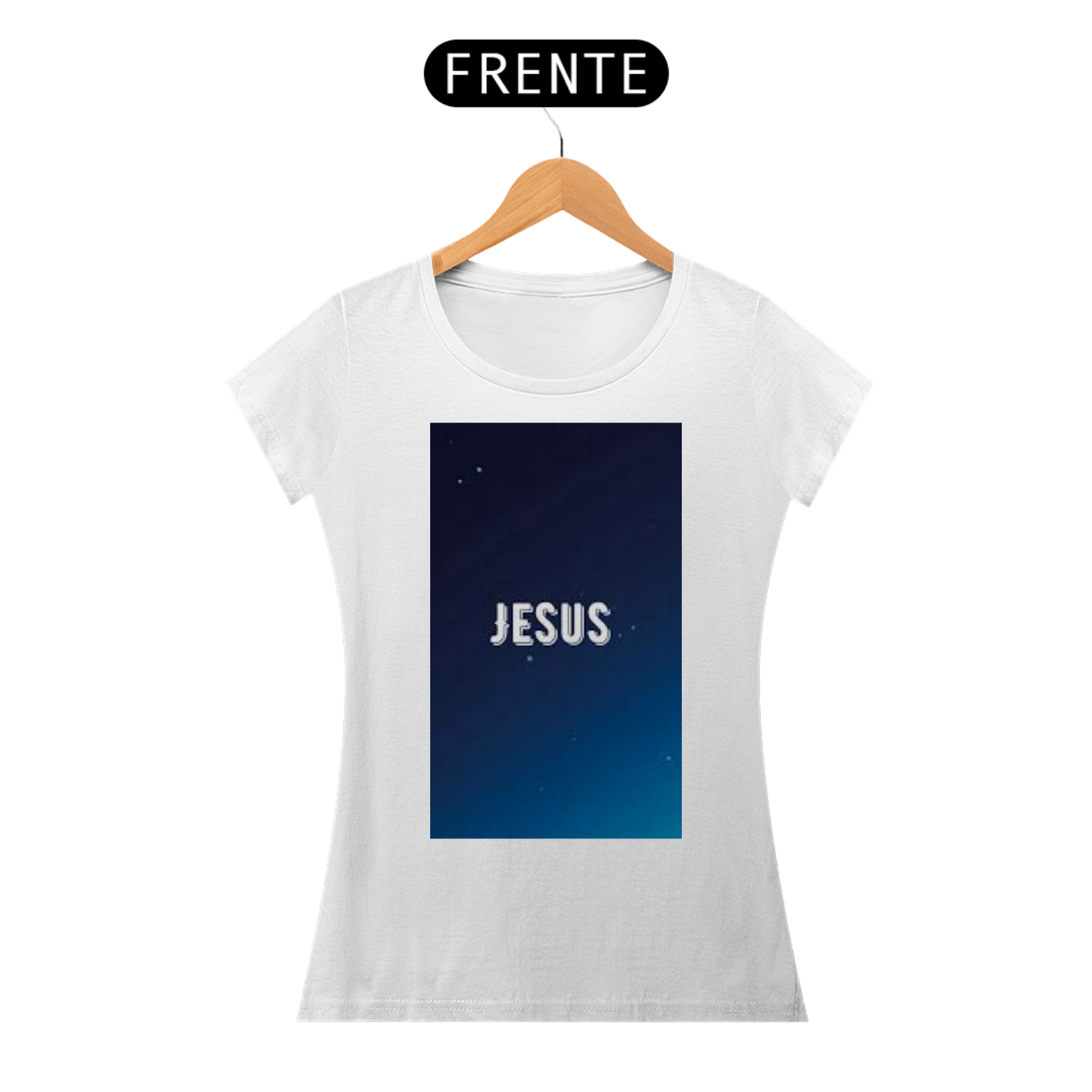 Nome do produto: T-SHIRT JESUS CRISTO FEM