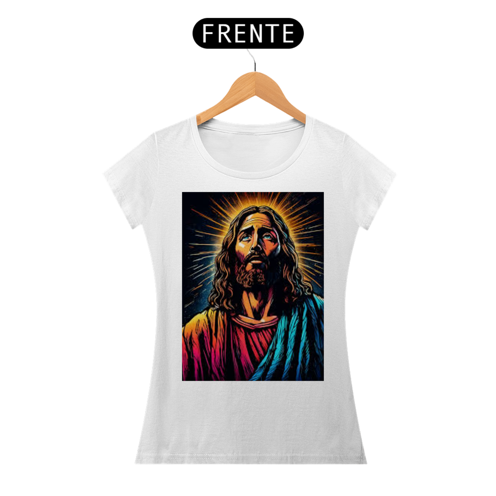 Nome do produto: T-SHIRT JESUS CRISTO FEM